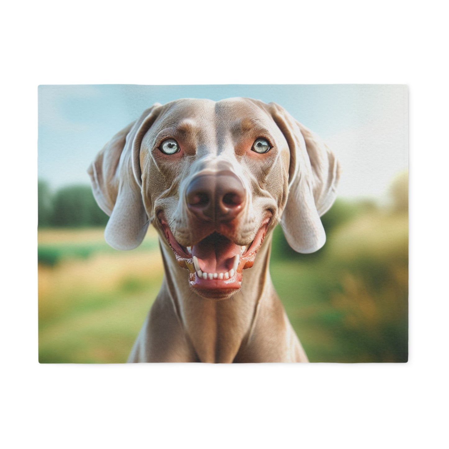 Weimaraner Sweatshirt Blanket