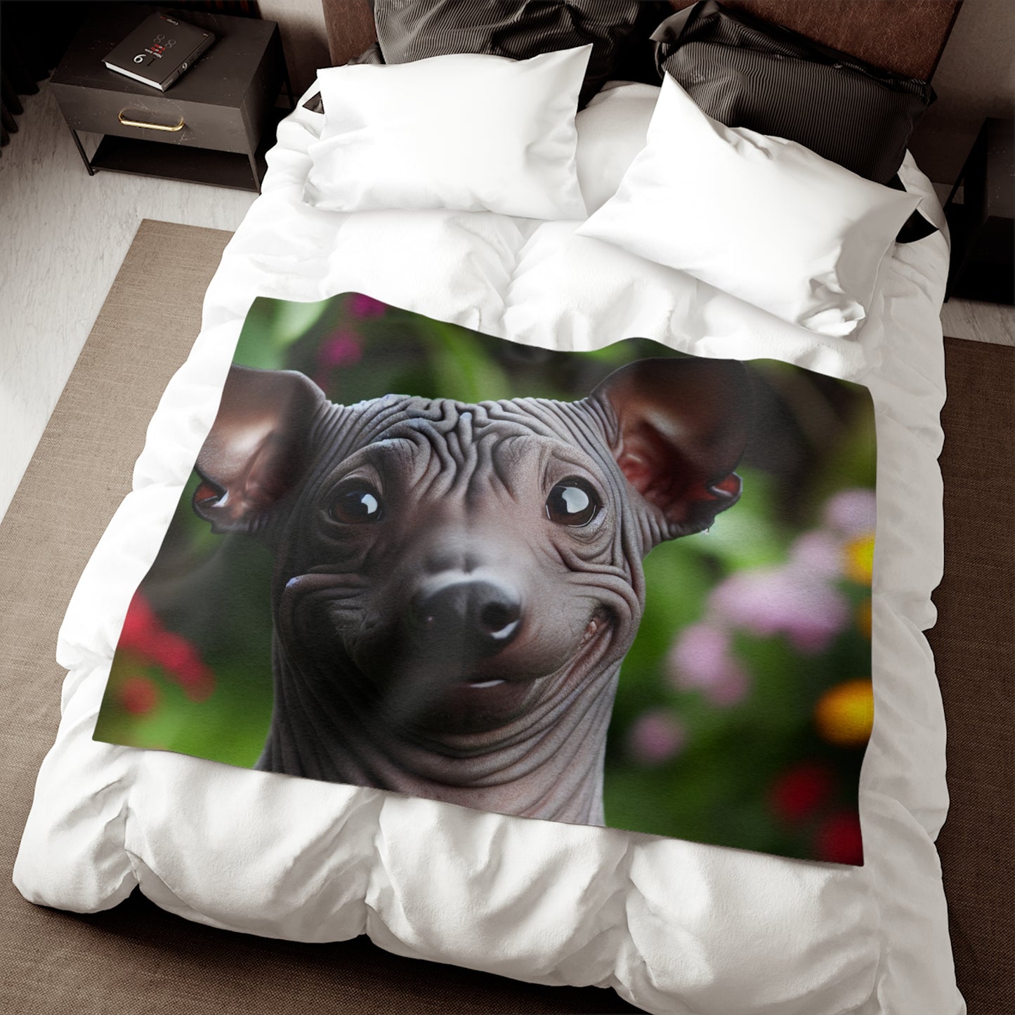 Peruvian Hairless Dog Sweatshirt Blanket