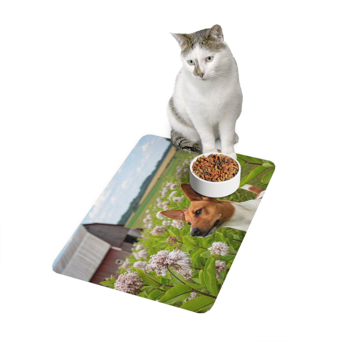 Pet Food Mat (12x18) - Rat Terrier