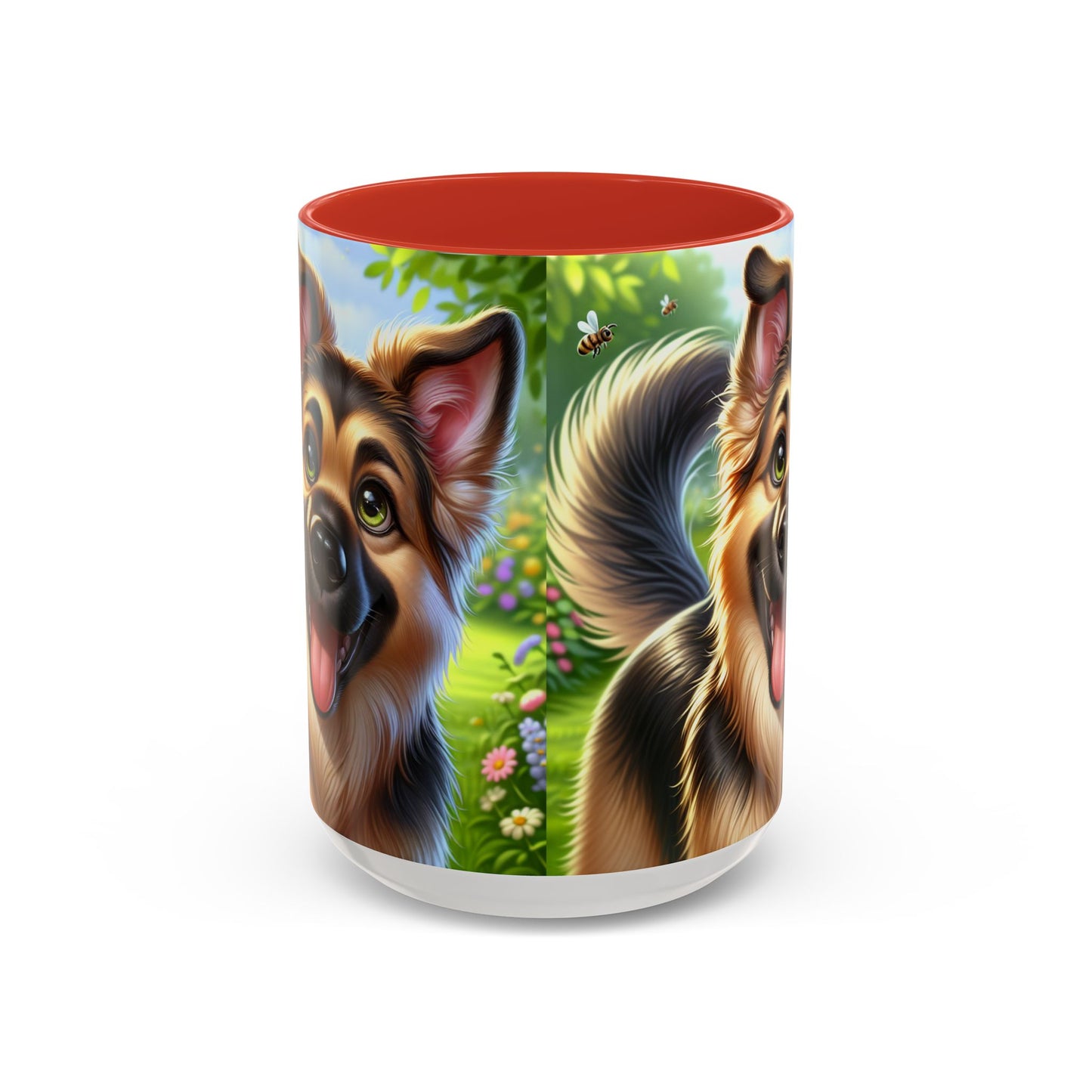 German Shepherd Accent Coffee Mug - Perfect Gift for Dog Lovers