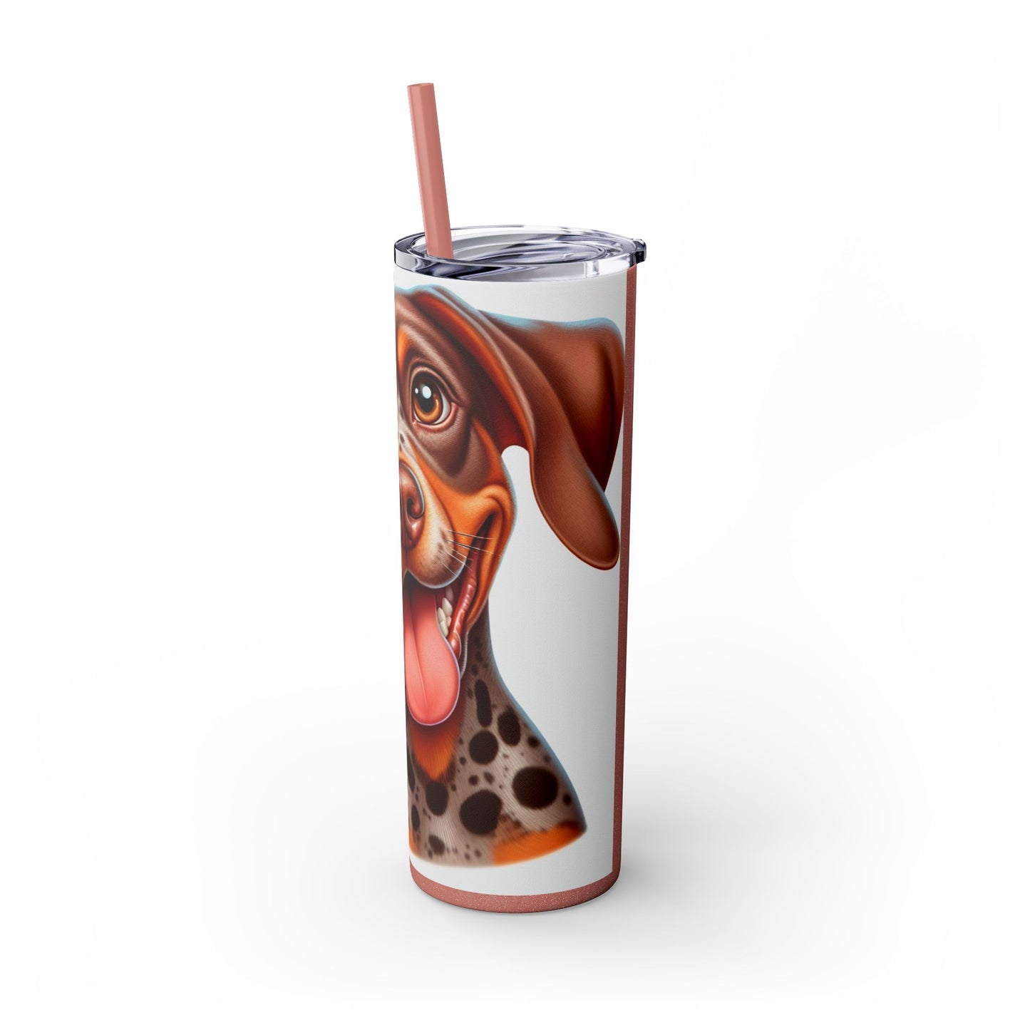Braque du Bourbonnais Tumbler with Straw, 20oz