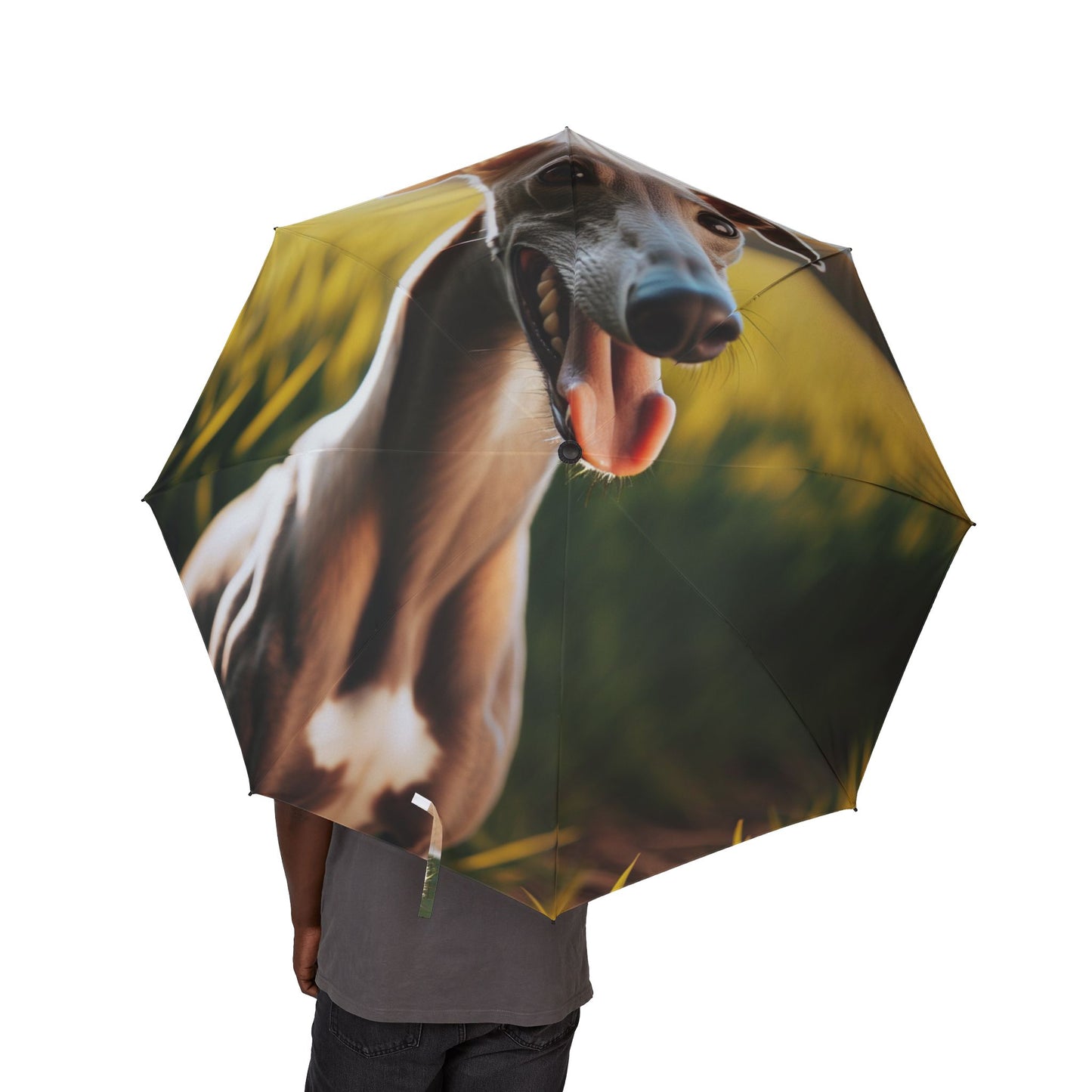 Greyhound Semi-Automatic Foldable Umbrella