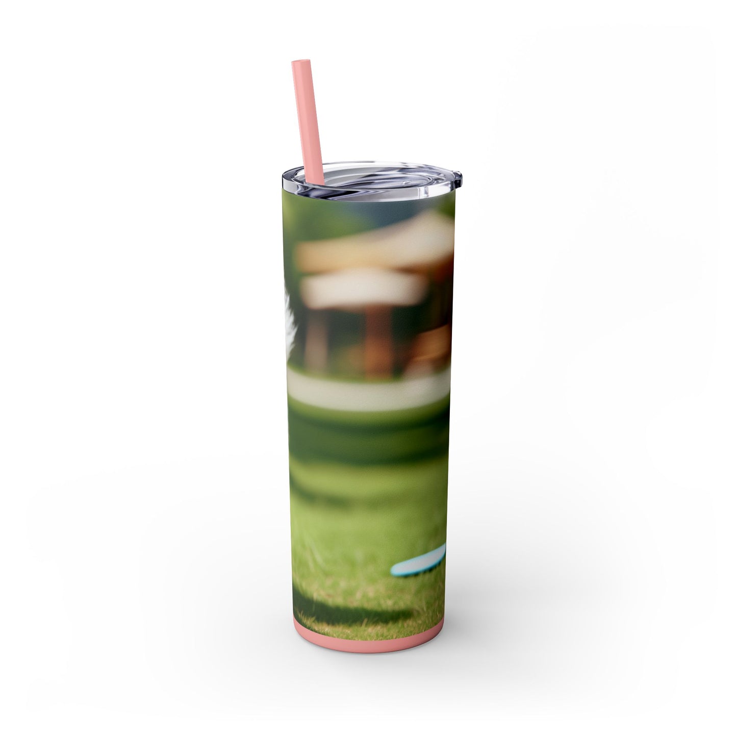 Japanese Spitz Tumbler with Straw, 20oz