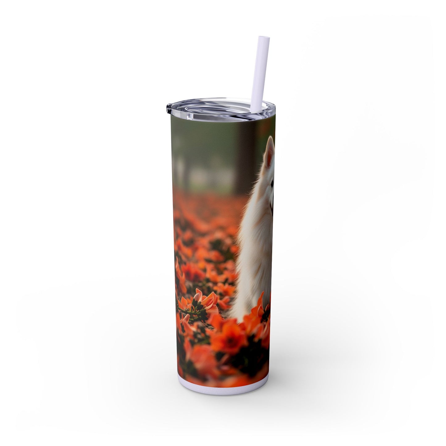 Indian Spitz Tumbler with Straw, 20oz