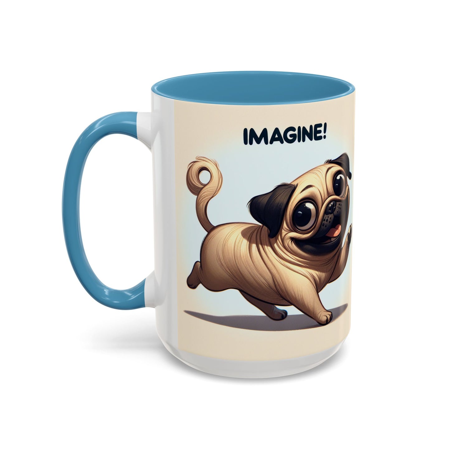 Pug Accent Coffee Mug - Perfect Gift for Dog Lovers