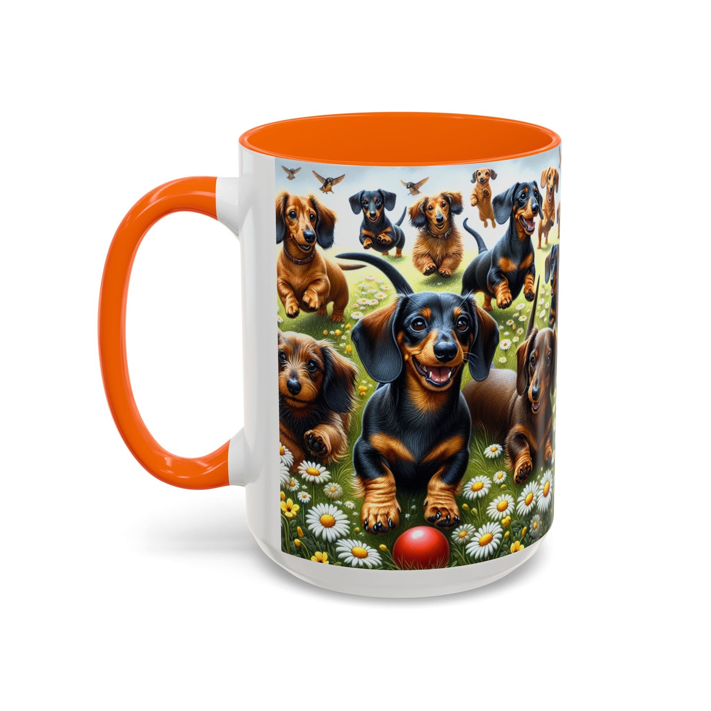 Dachshund Accent Coffee Mug - Perfect Gift for Dog Lovers