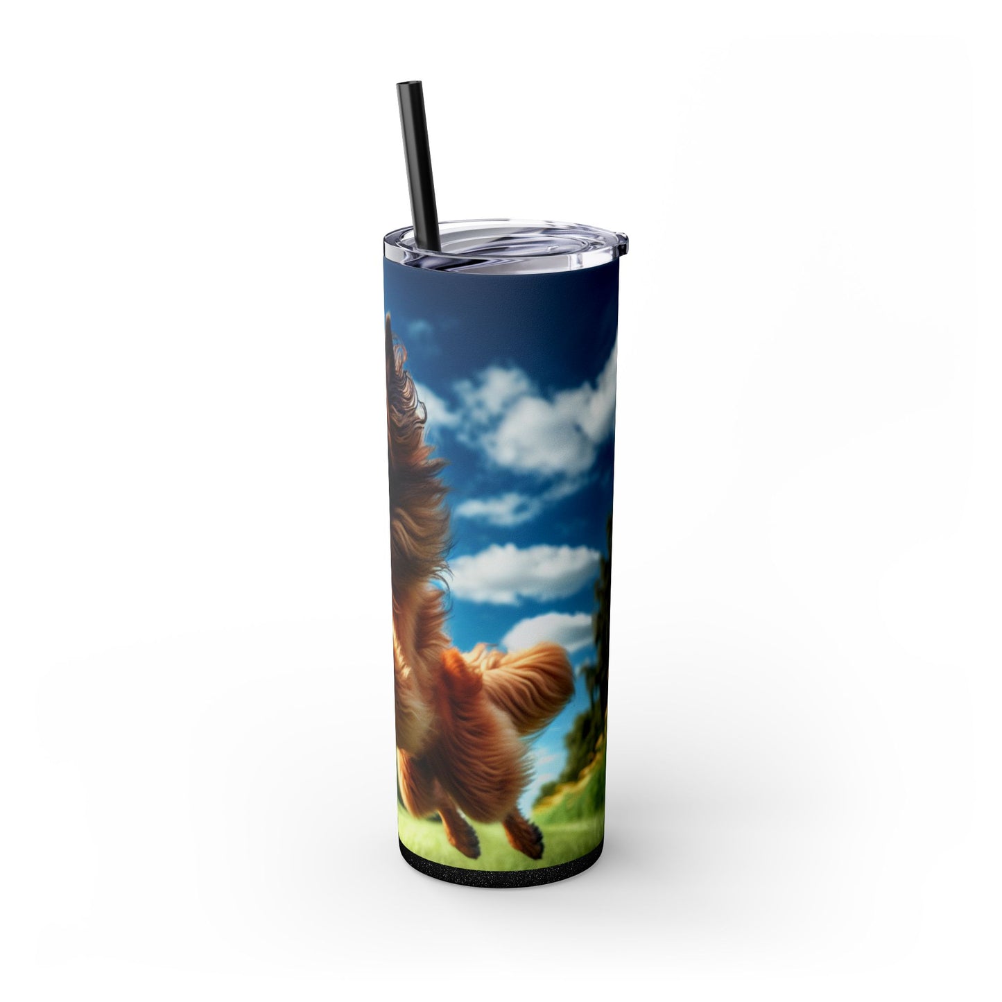 Belgian Shepherd Dog Laekenois Tumbler with Straw, 20oz