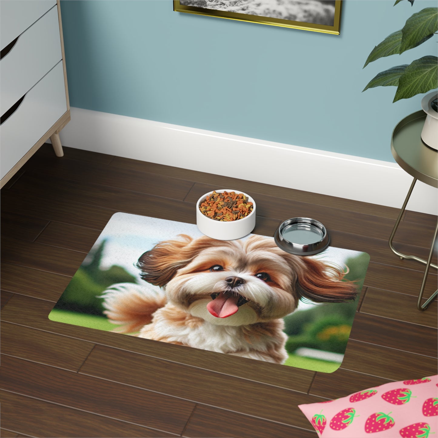 Pet Food Mat (12x18) - Lhasalier