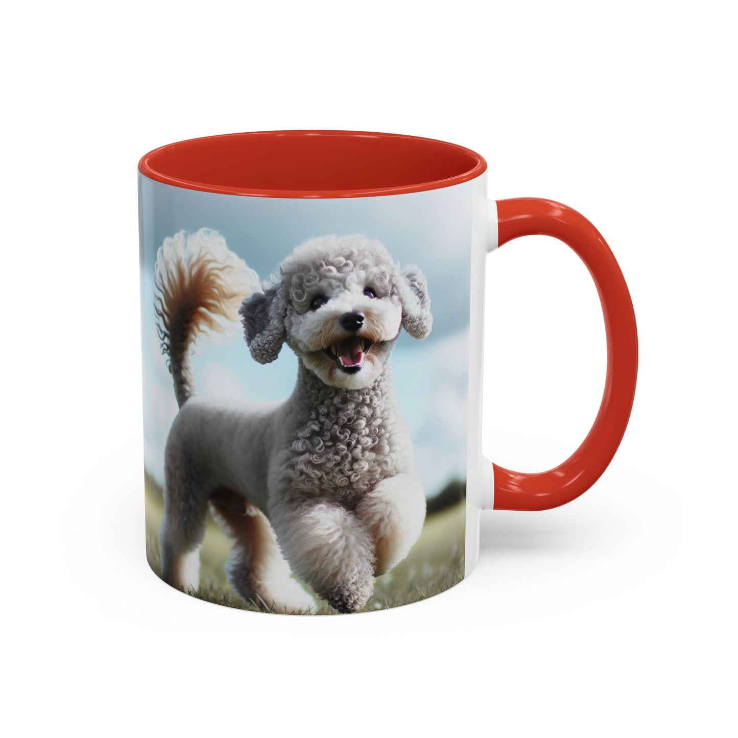 Bedlington Terrier Accent Coffee Mug - Perfect Gift for Dog Lovers