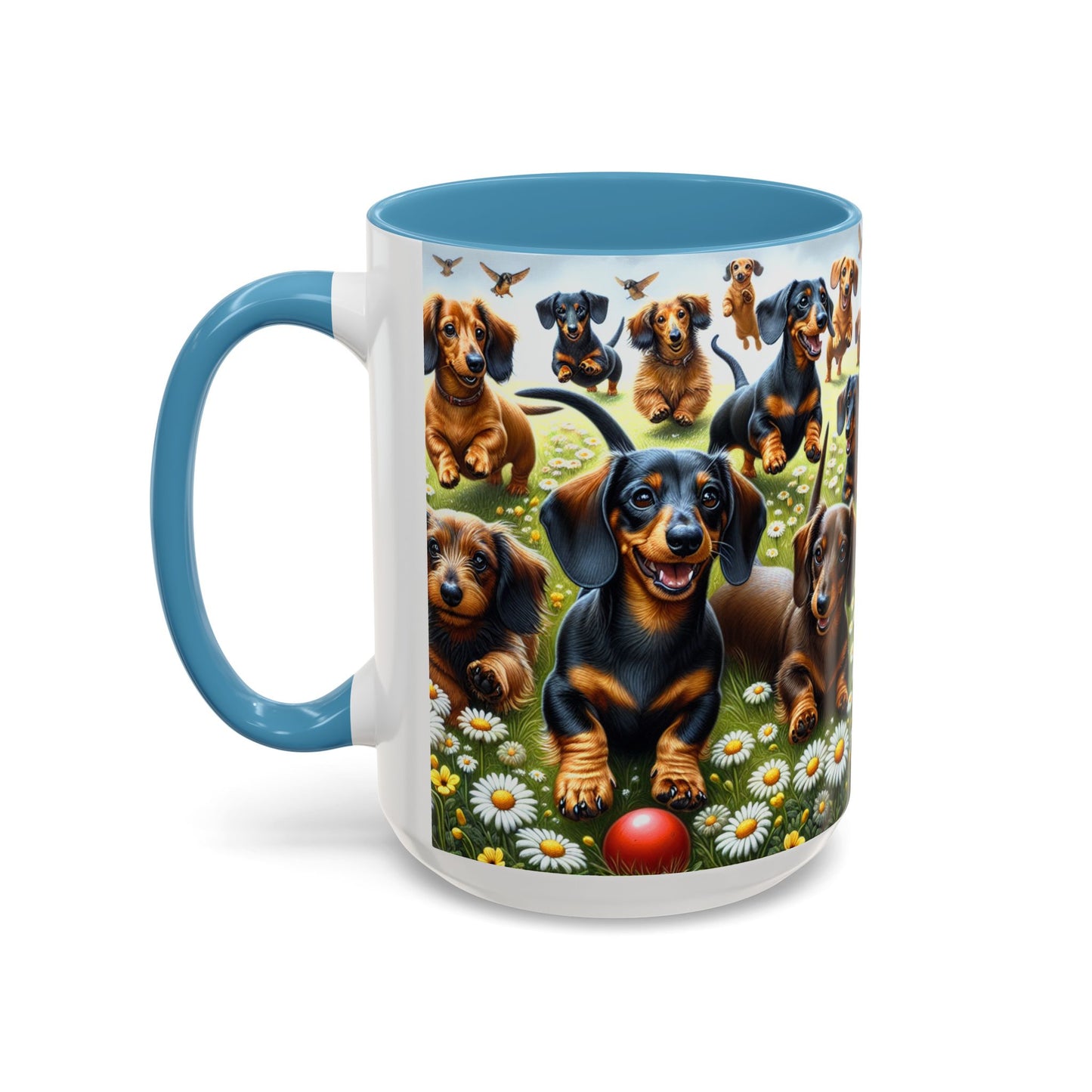 Dachshund Accent Coffee Mug - Perfect Gift for Dog Lovers