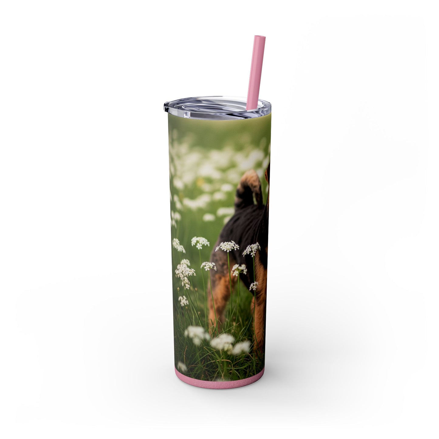 Lakeland Terrier Tumbler with Straw, 20oz