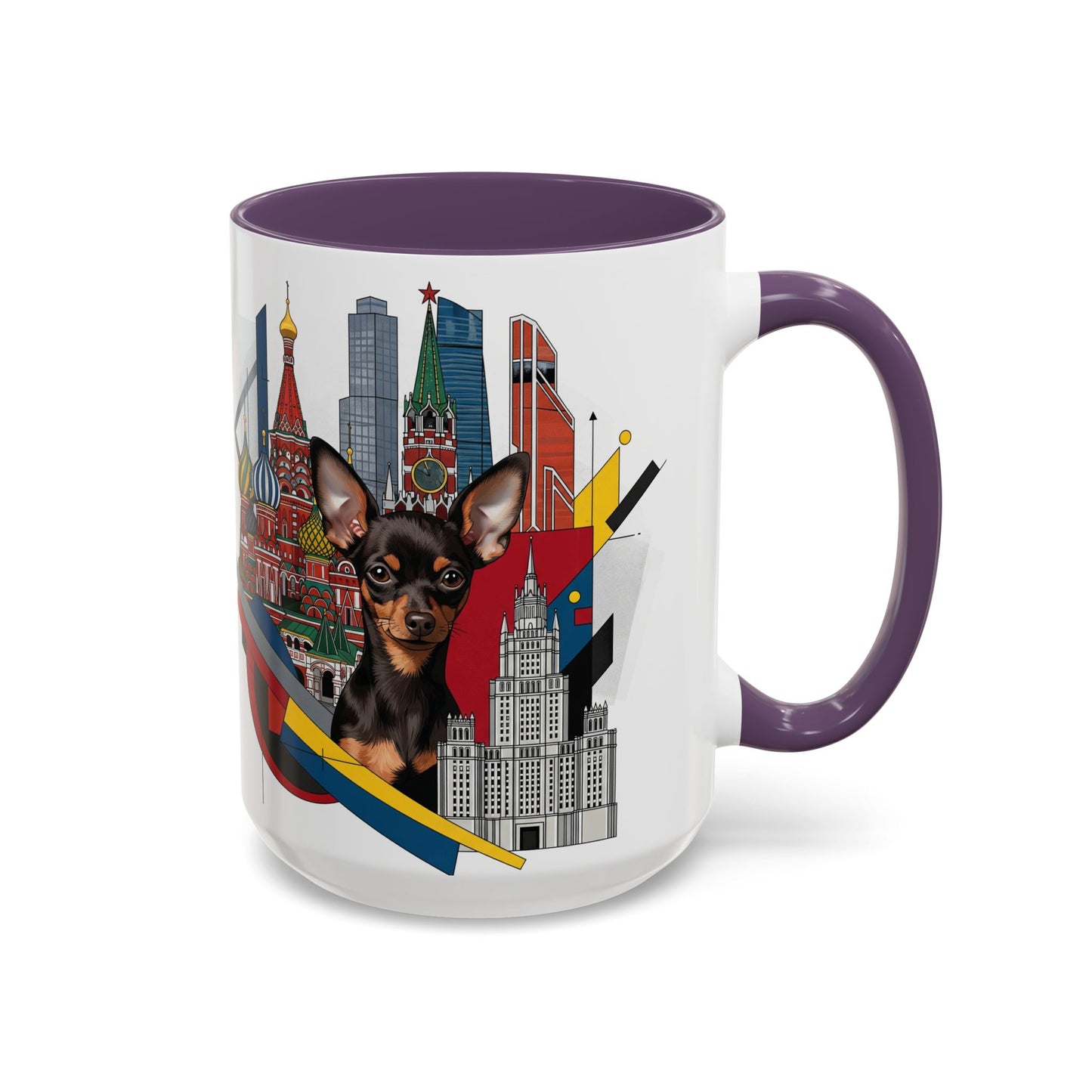 Russian Toy Dog Accent Coffee Mug - Perfect Gift for Dog Lovers
