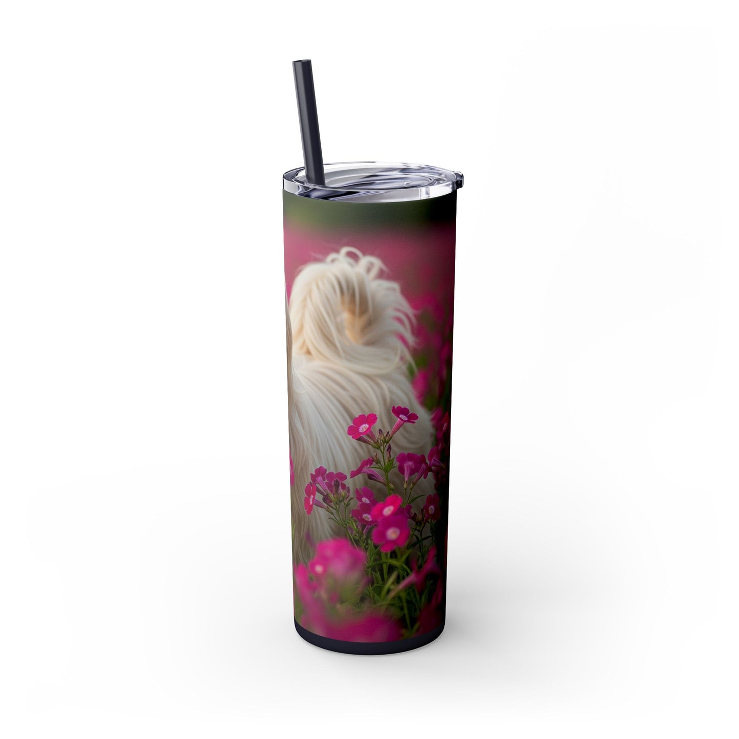 Tibetan Terrier Tumbler with Straw, 20oz
