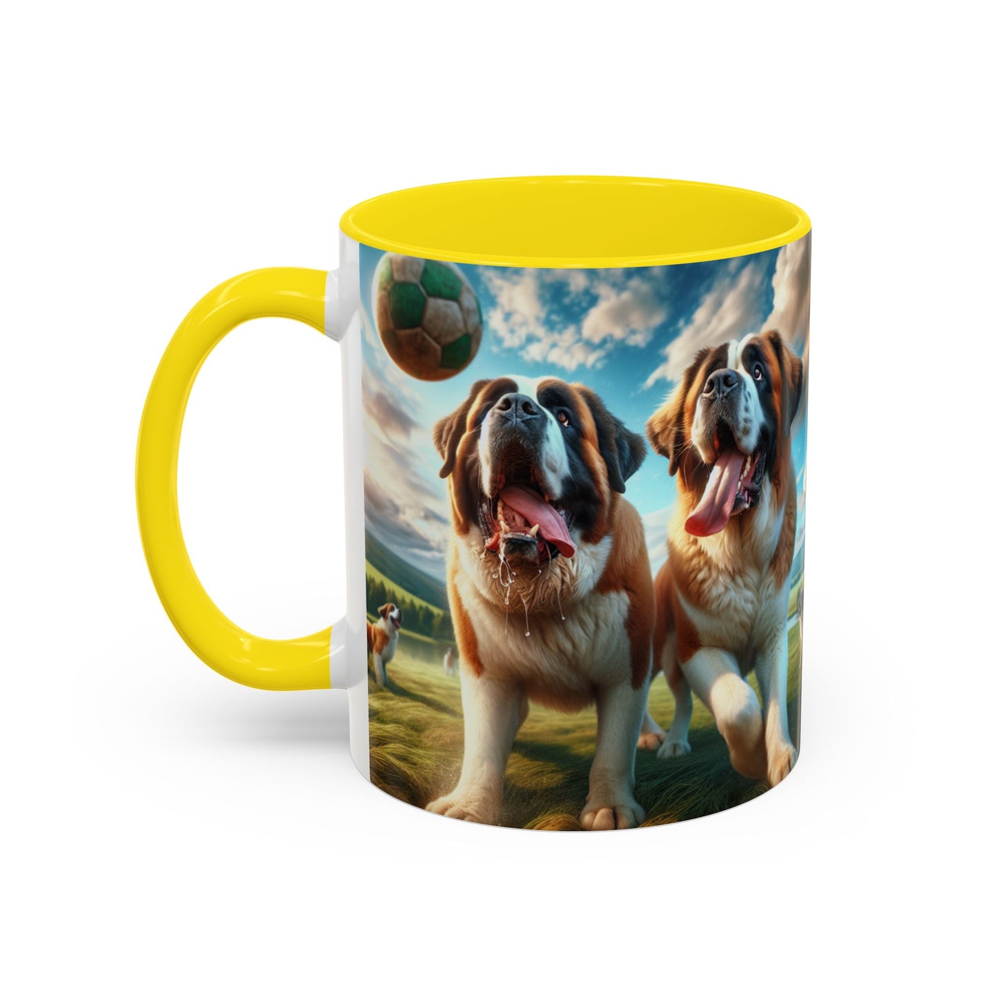 Saint Bernard Accent Coffee Mug - Perfect Gift for Dog Lovers