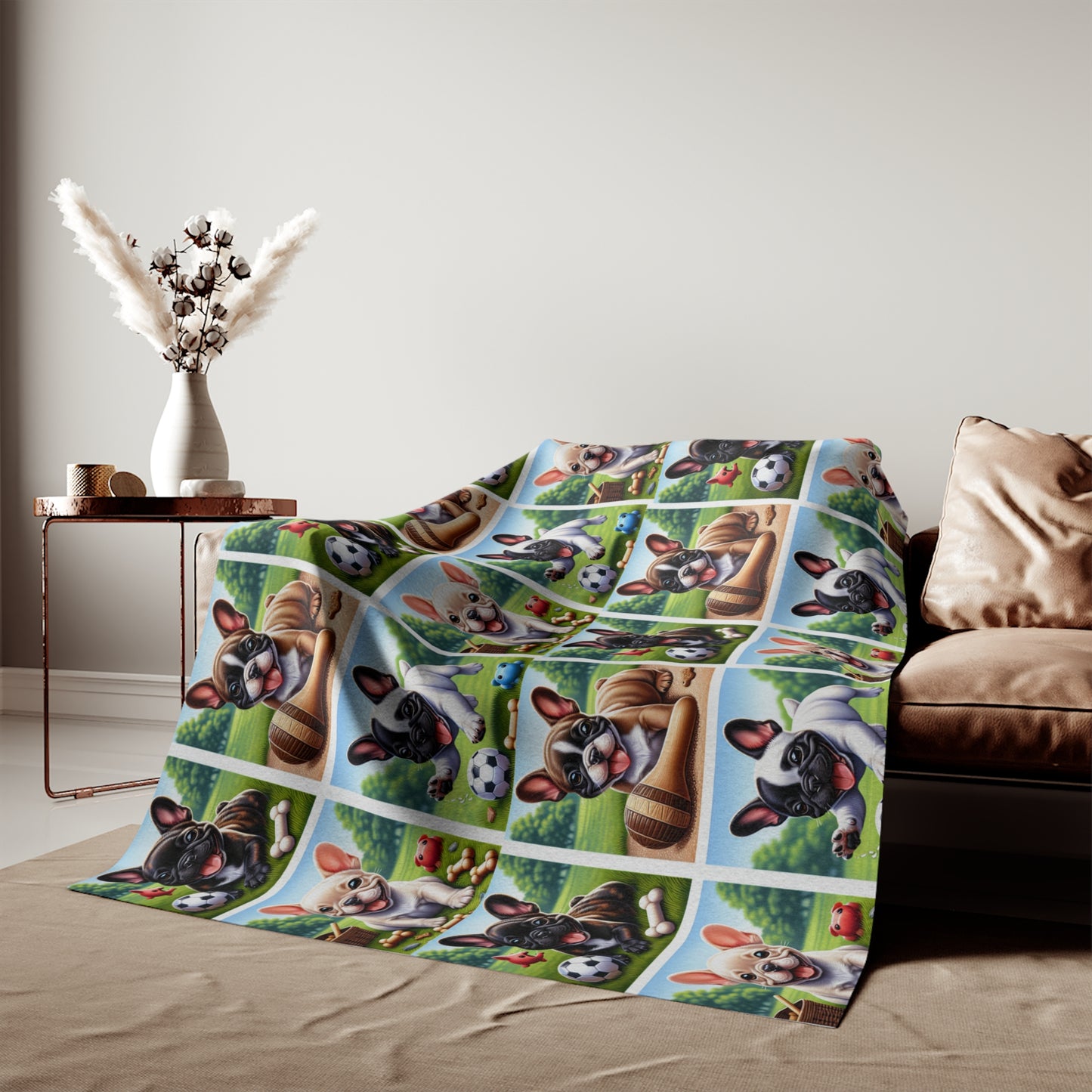 French Bulldog Sweatshirt Blanket