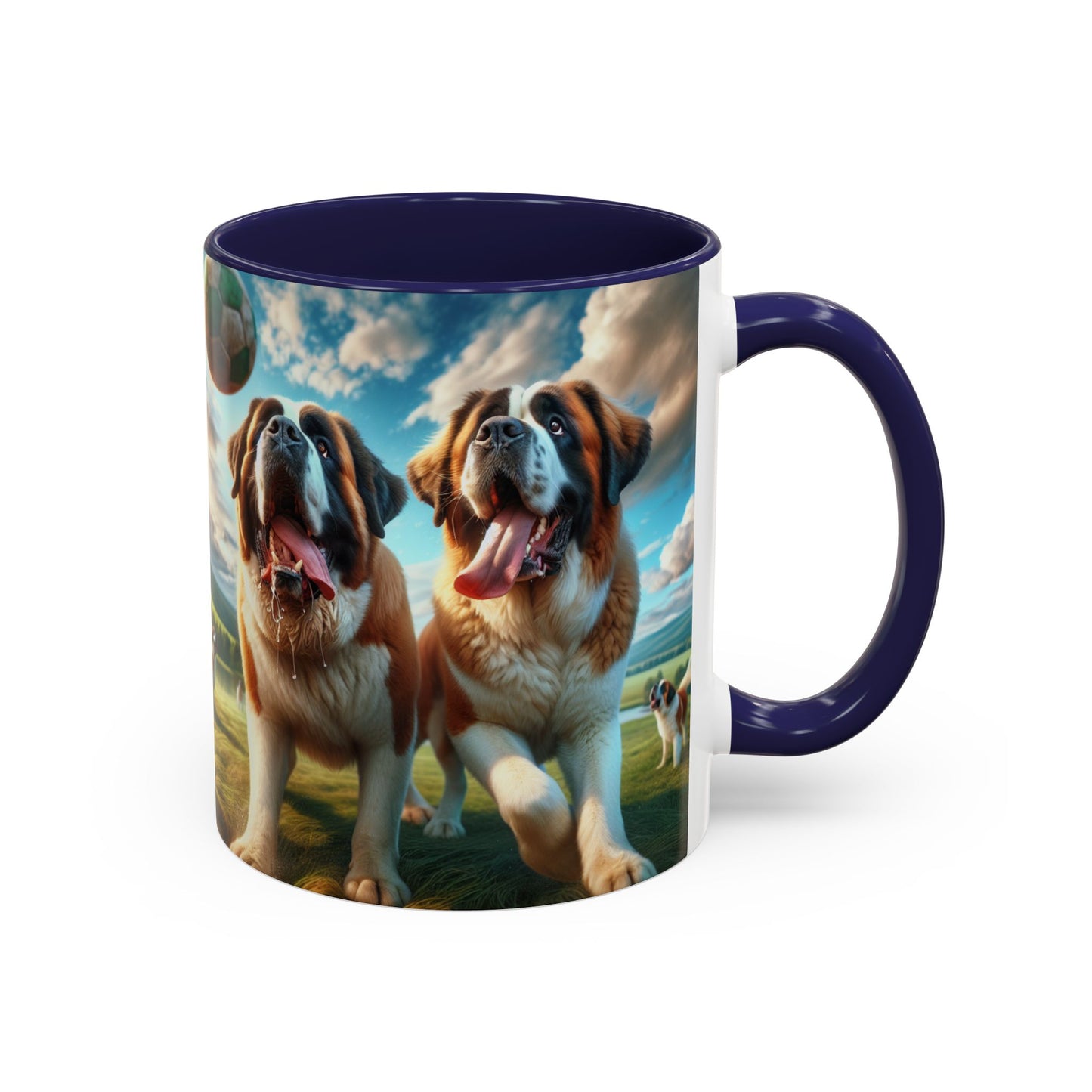 Saint Bernard Accent Coffee Mug - Perfect Gift for Dog Lovers