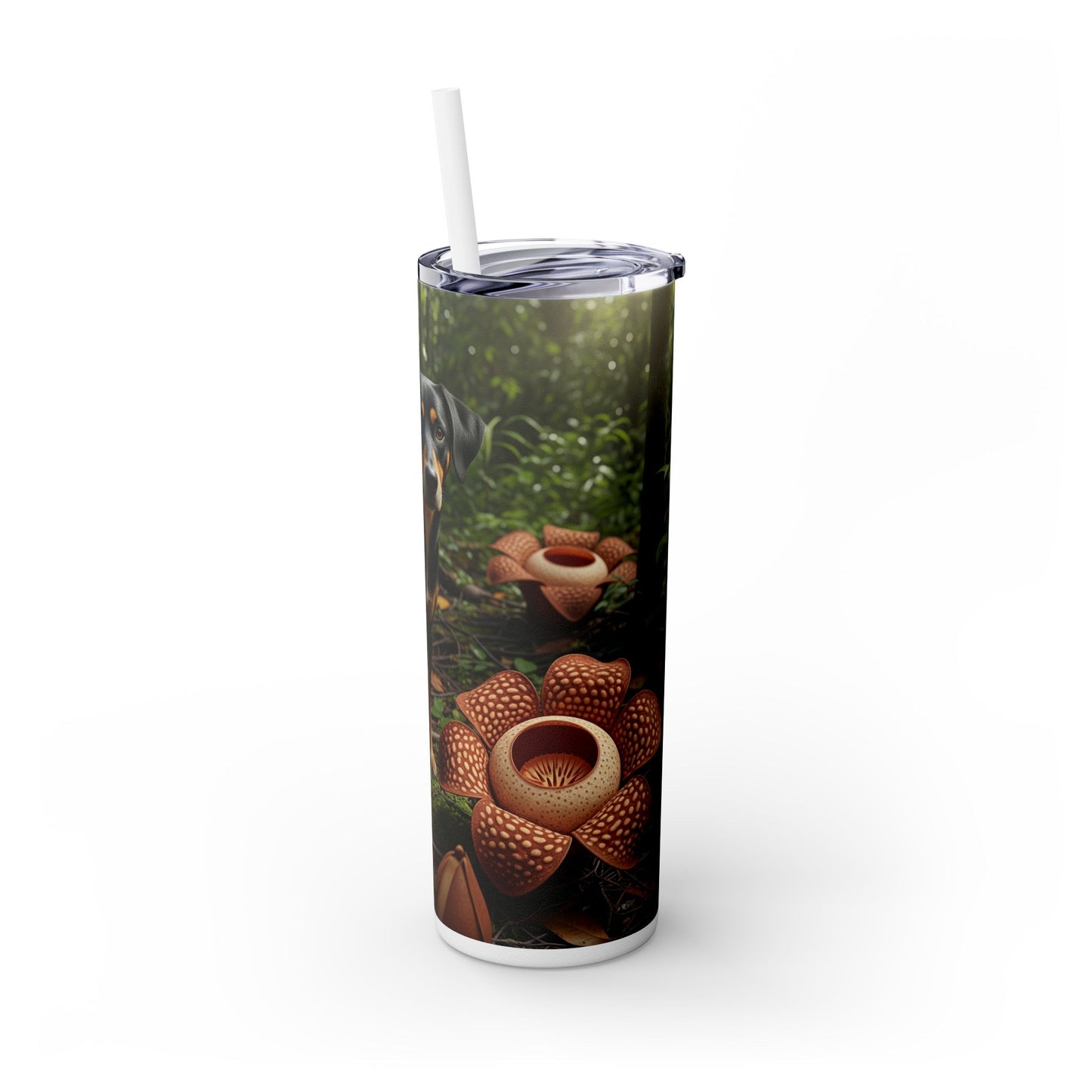 Telomian Skinny Tumbler with Straw, 20oz