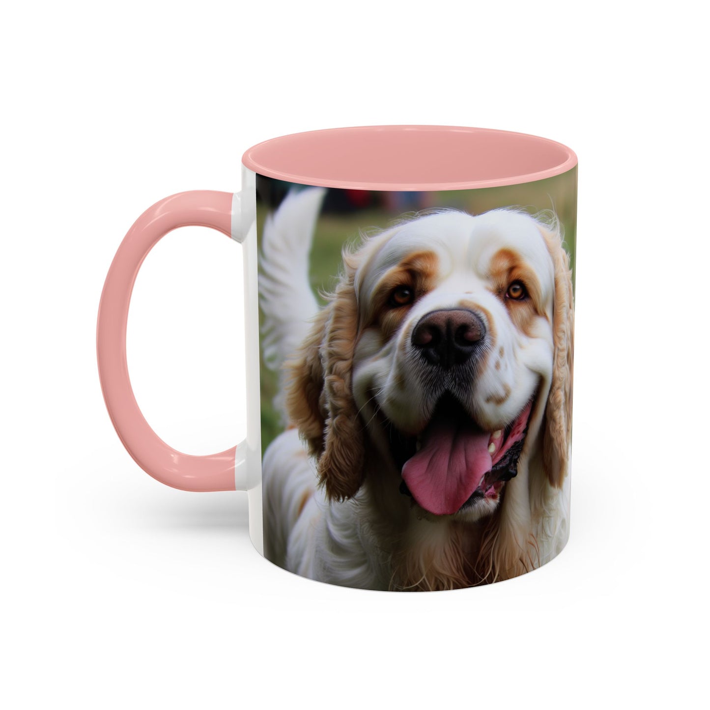 Clumber Spaniel Accent Coffee Mug - Perfect Gift for Dog Lovers