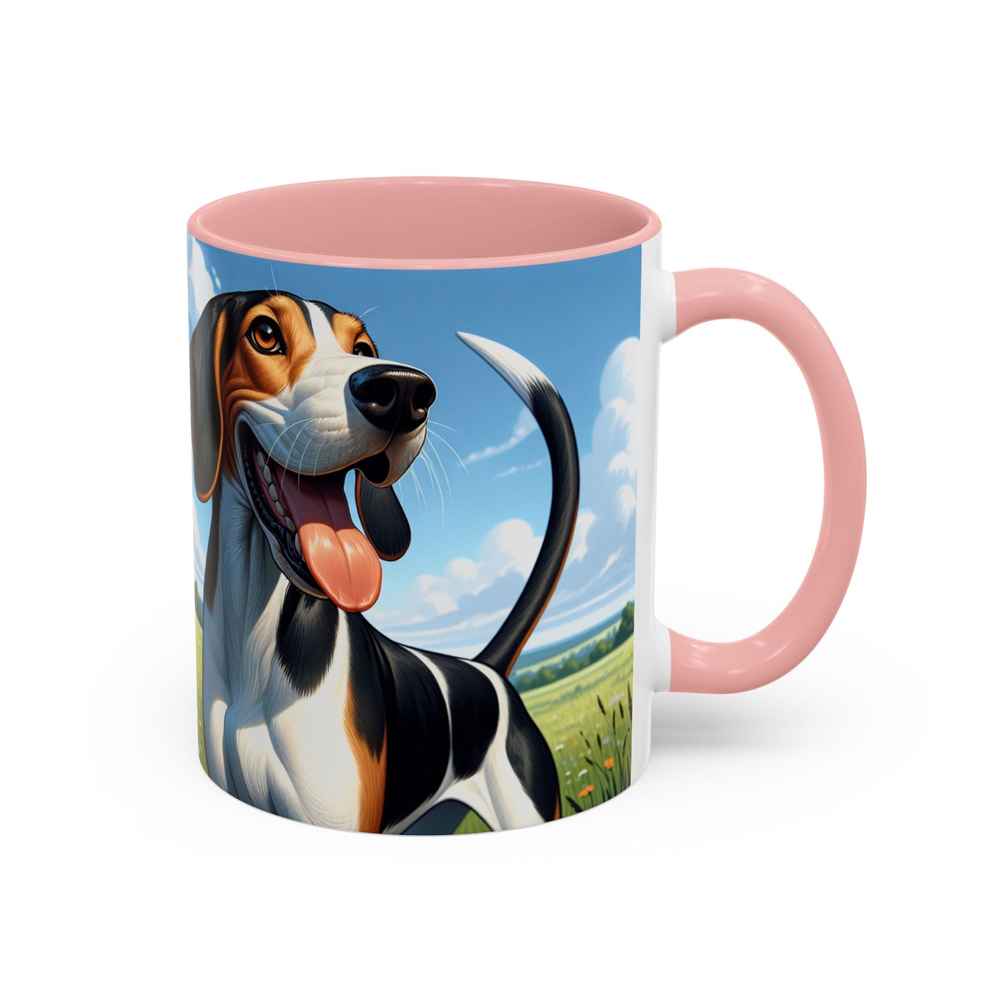 Treeing Walker Coonhound Accent Coffee Mug - Perfect Gift for Dog Lovers