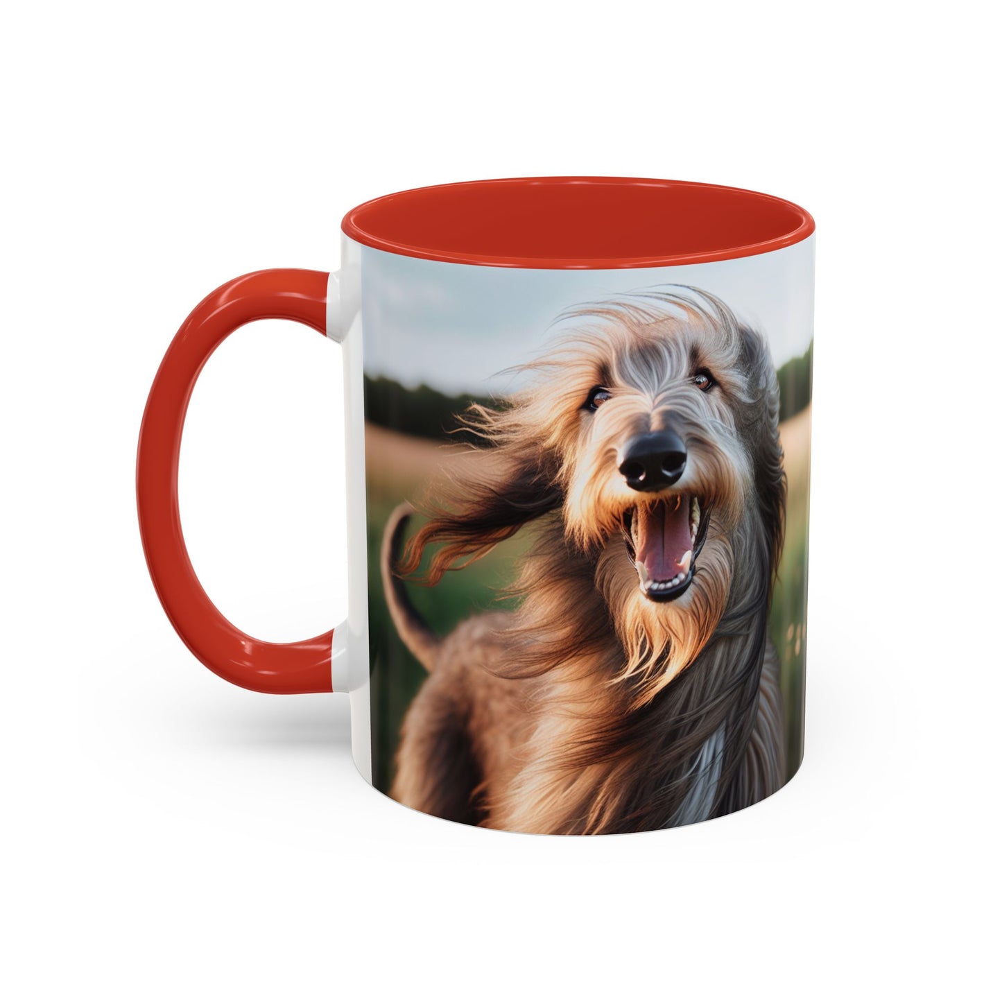 Scottish Deerhound Accent Coffee Mug - Perfect Gift for Dog Lovers