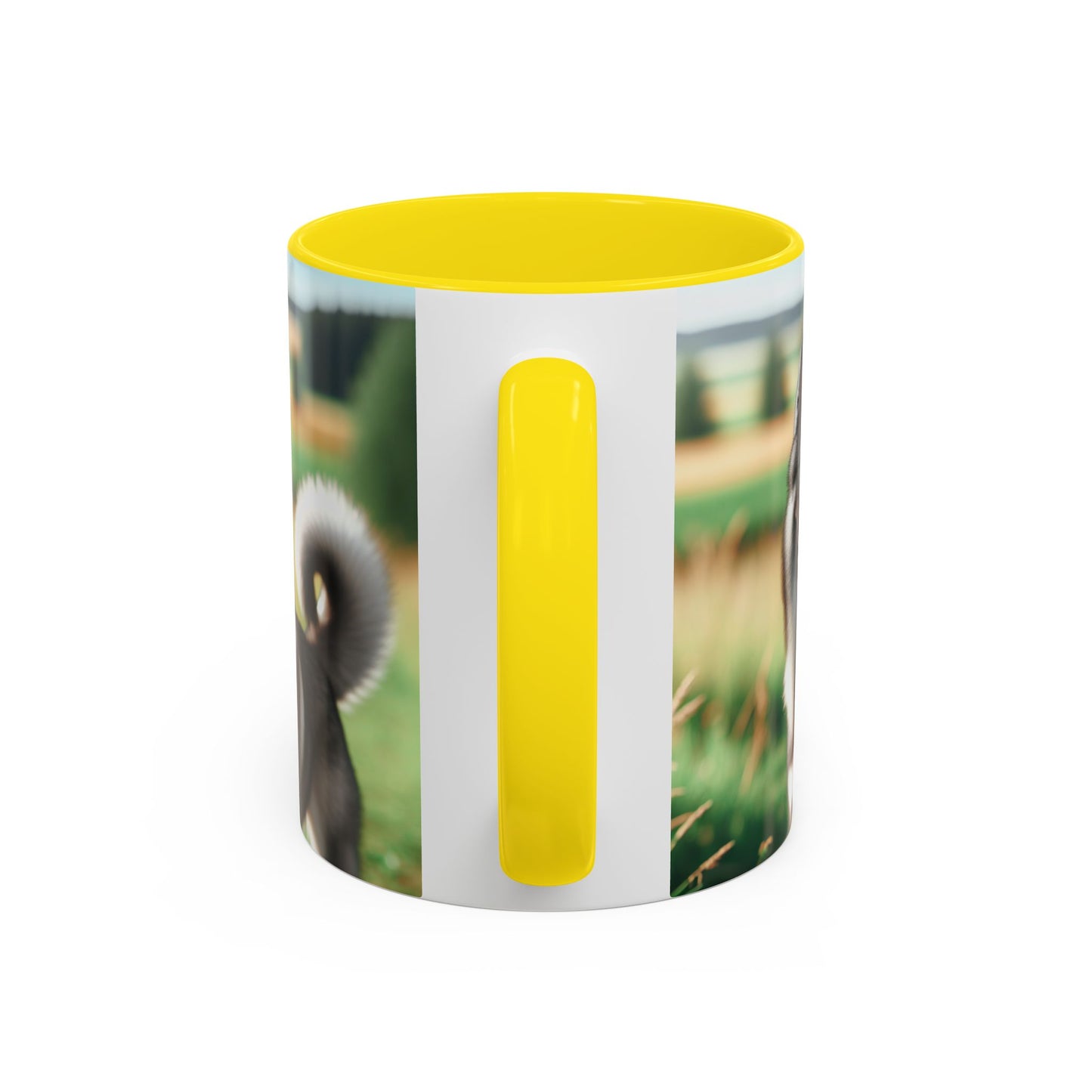 Norwegian Elkhound Accent Coffee Mug - Perfect Gift for Dog Lovers