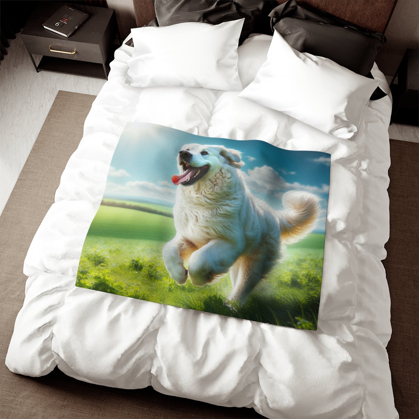 Kuvasz Sweatshirt Blanket