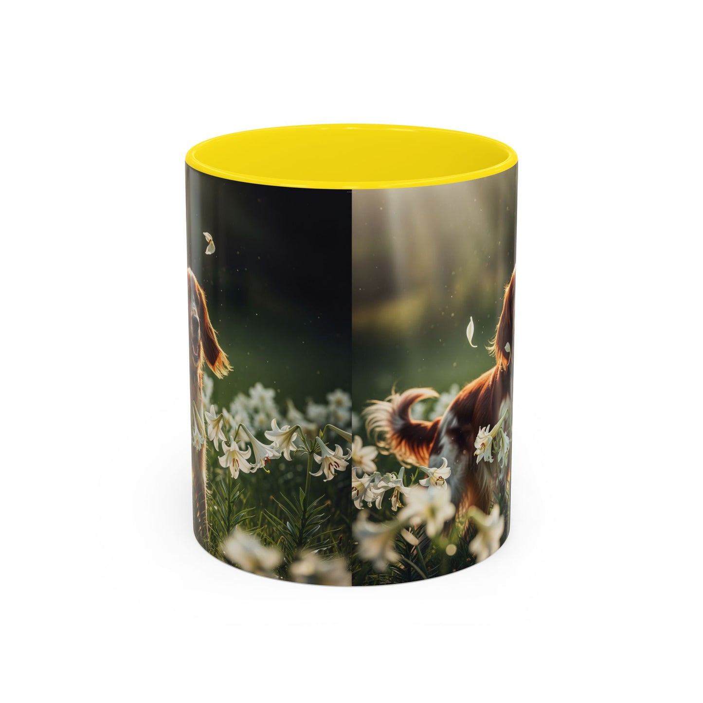 Irish Red and White Setter Accent Coffee Mug - Perfect Gift for Dog Lovers