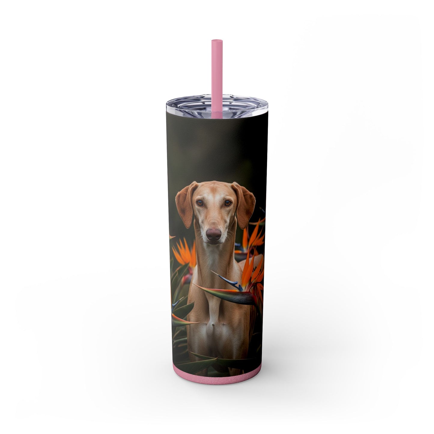 Azawakh Tumbler with Straw, 20oz