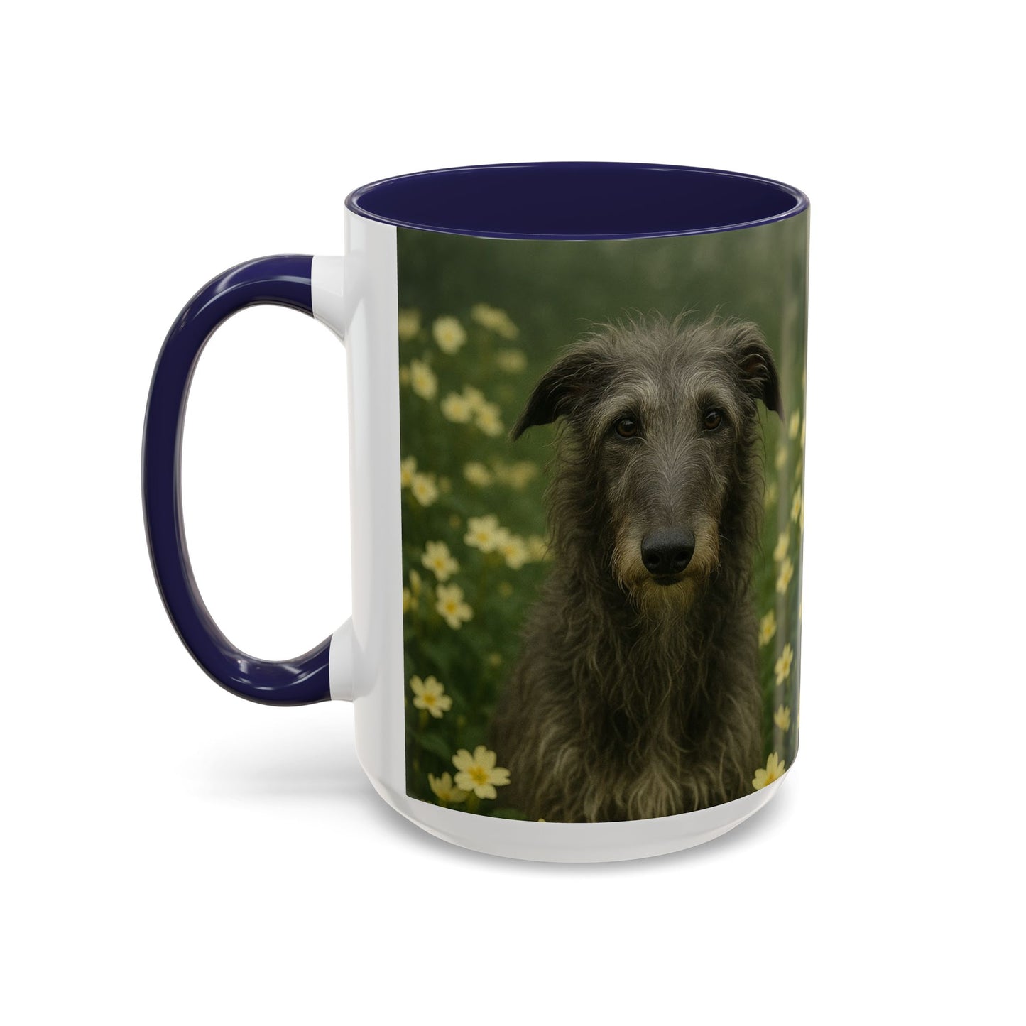 Scottish Deerhound Accent Coffee Mug - Perfect Gift for Dog Lovers