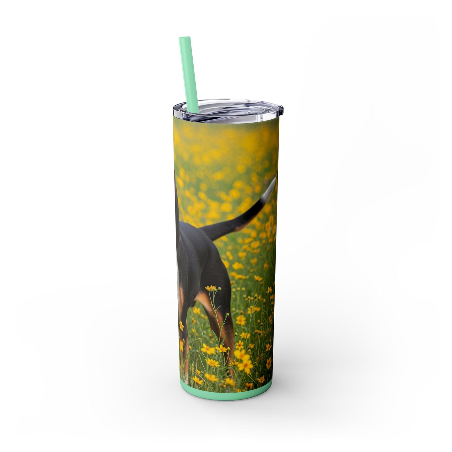 American English Coonhound Tumbler with Straw, 20oz