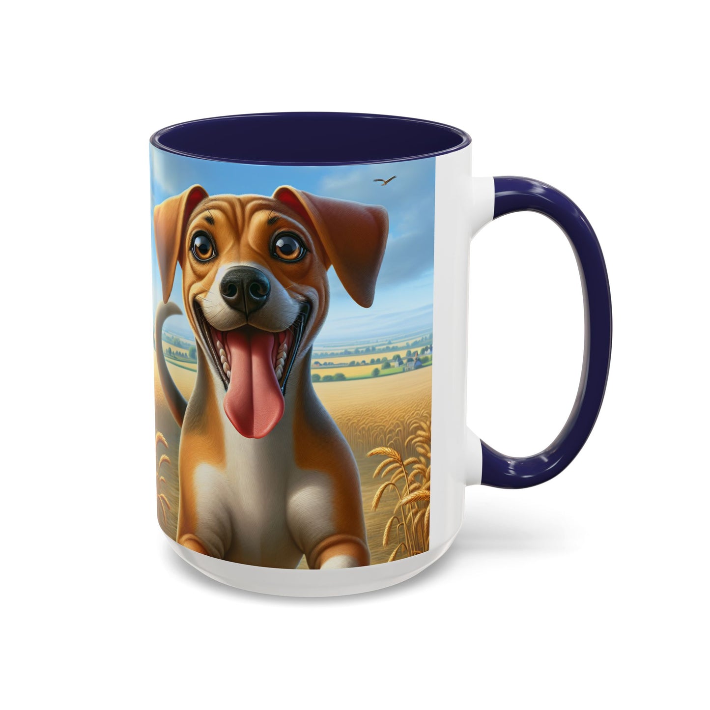 Banjara Hound Accent Coffee Mug - Perfect Gift for Dog Lovers