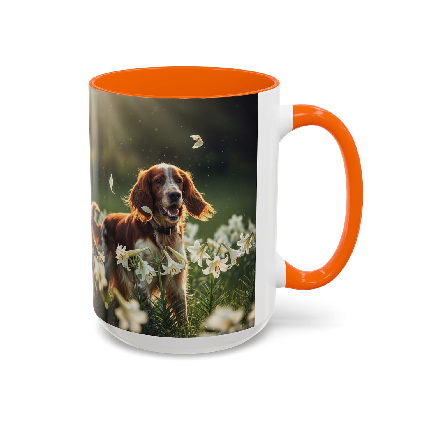 Irish Red and White Setter Accent Coffee Mug - Perfect Gift for Dog Lovers