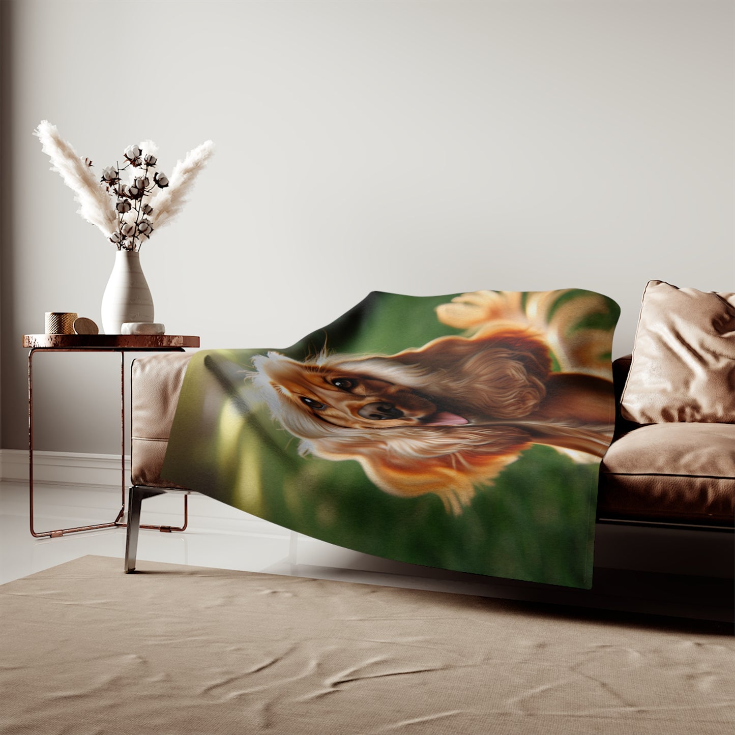 English Cocker Spaniel Sweatshirt Blanket