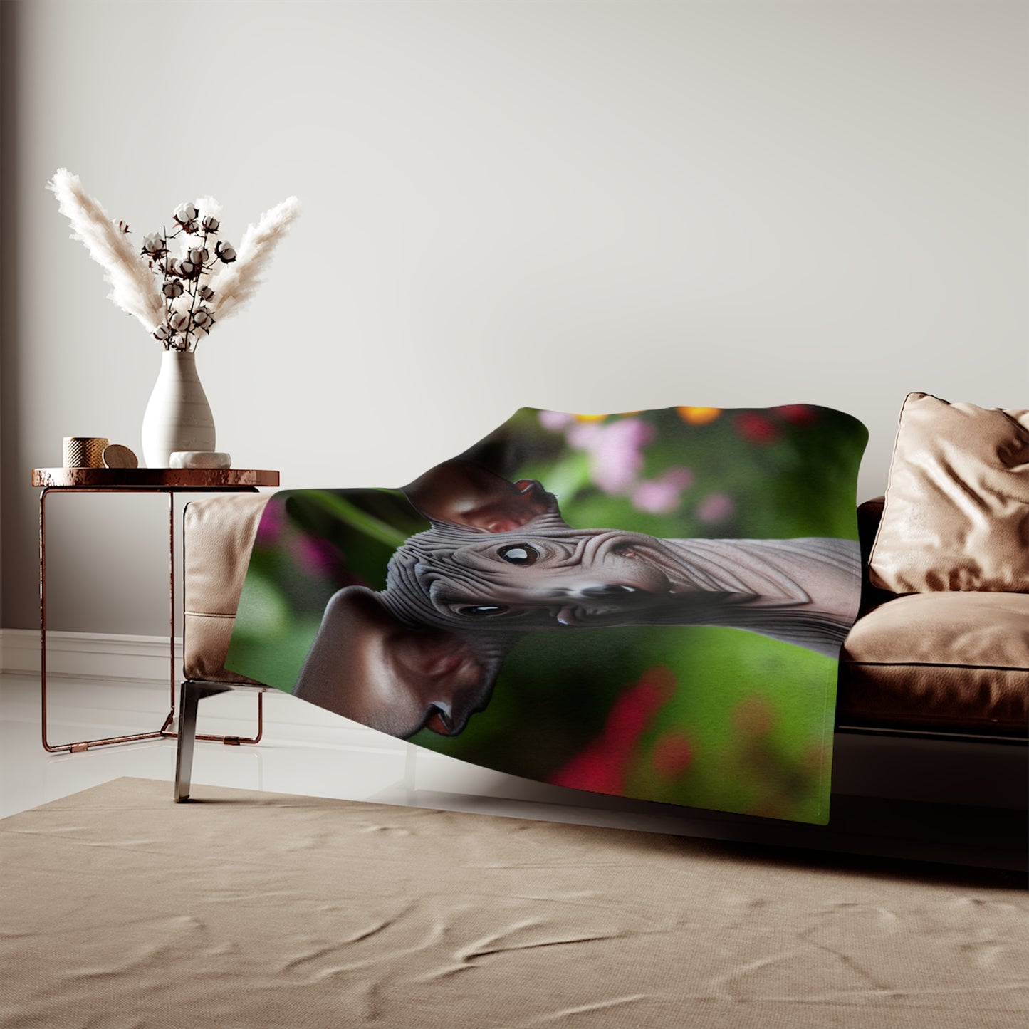 Peruvian Hairless Dog Sweatshirt Blanket