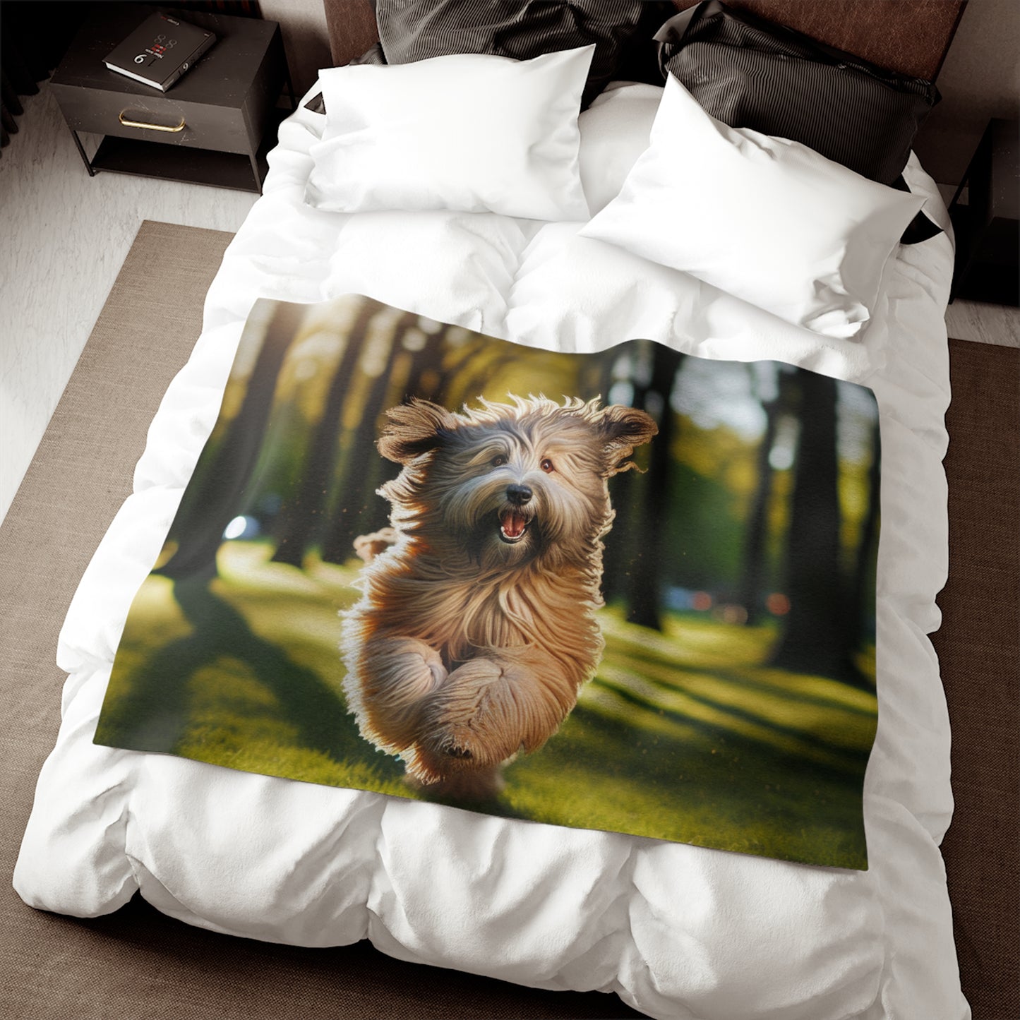Polish Lowland Sheepdog Sweatshirt Blanket