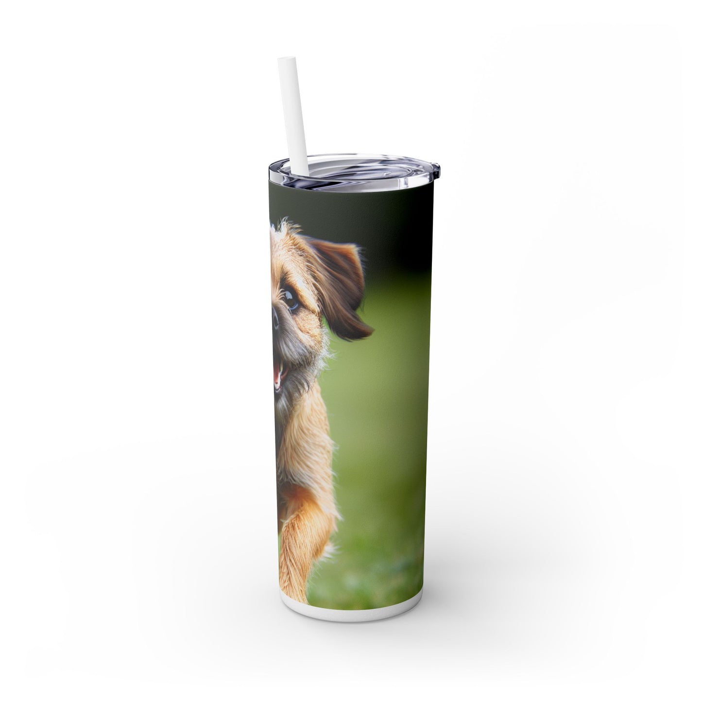 Border Terrier Tumbler with Straw, 20oz