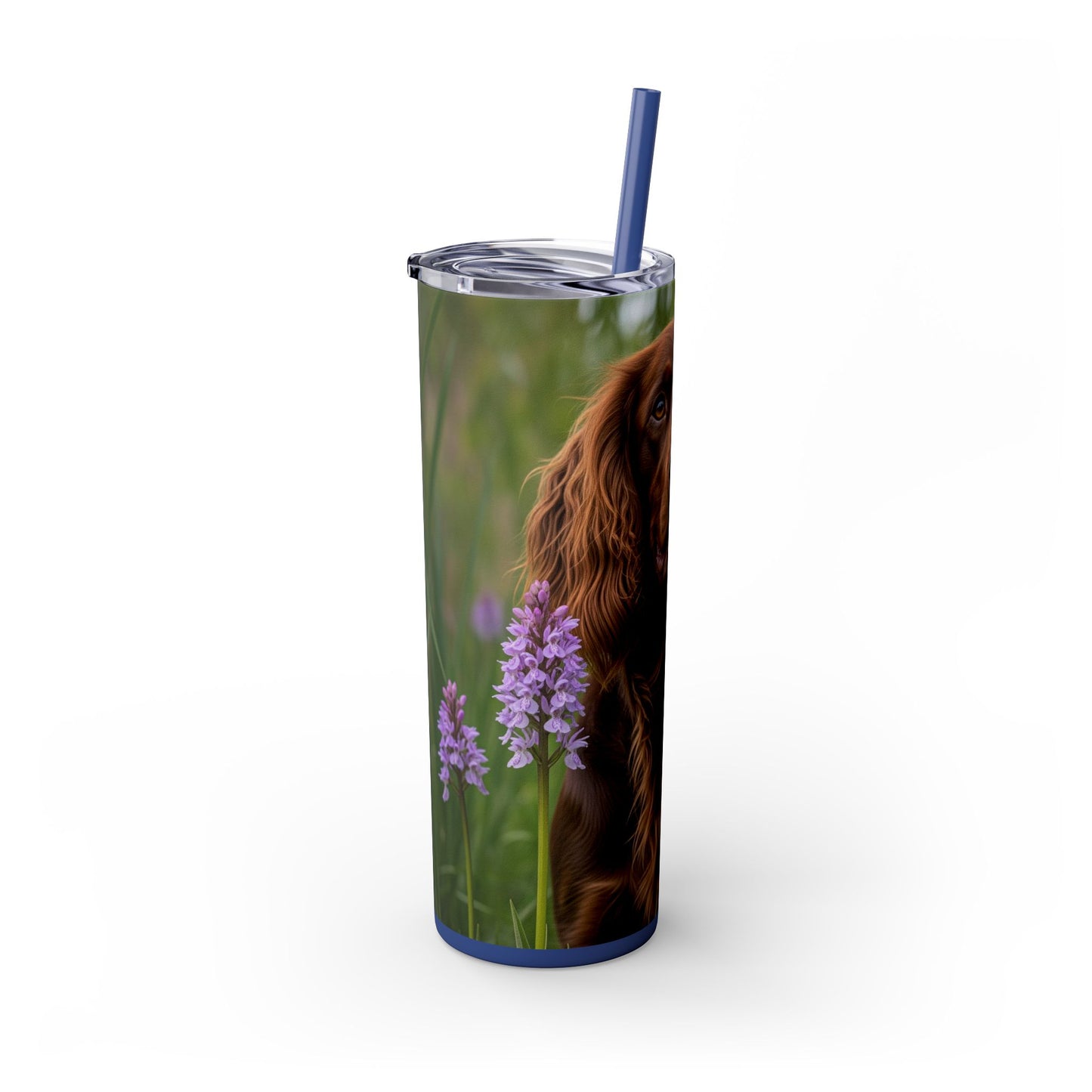 Pont-Audemer Spaniel Tumbler with Straw, 20oz