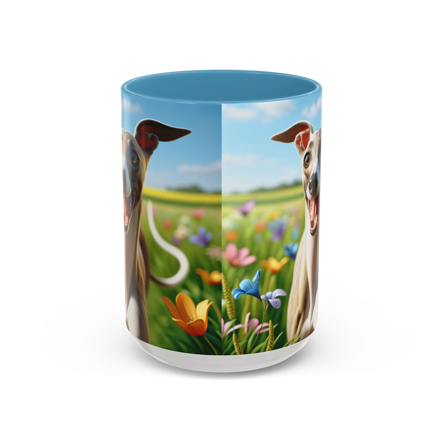 Whippet Accent Coffee Mug - Perfect Gift for Dog Lovers