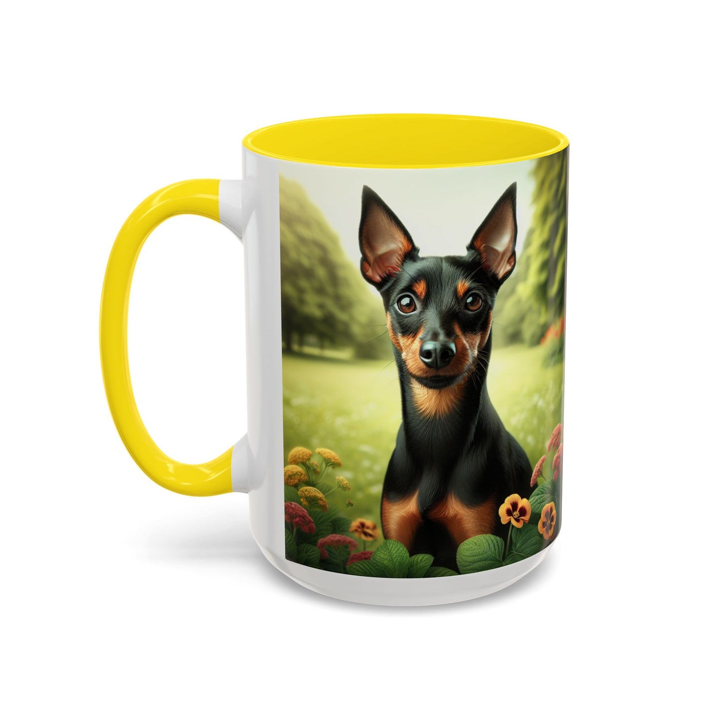 Manchester Terrier Accent Coffee Mug - Perfect Gift for Dog Lovers