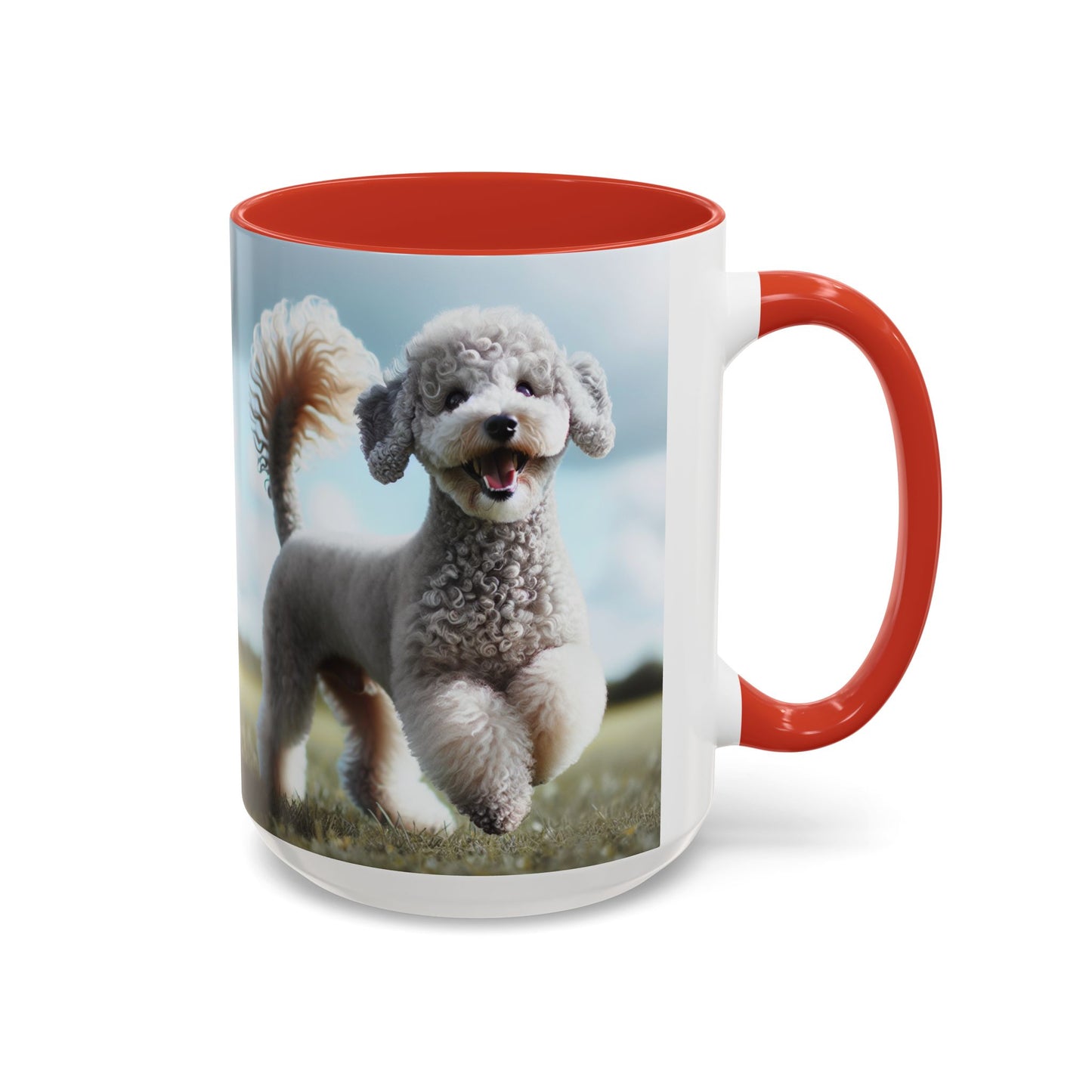 Bedlington Terrier Accent Coffee Mug - Perfect Gift for Dog Lovers