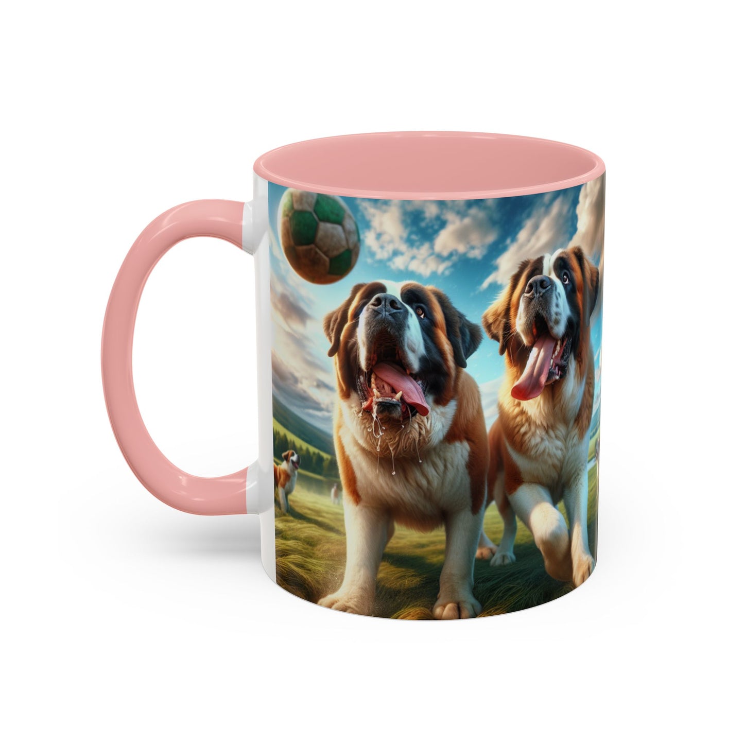 Saint Bernard Accent Coffee Mug - Perfect Gift for Dog Lovers
