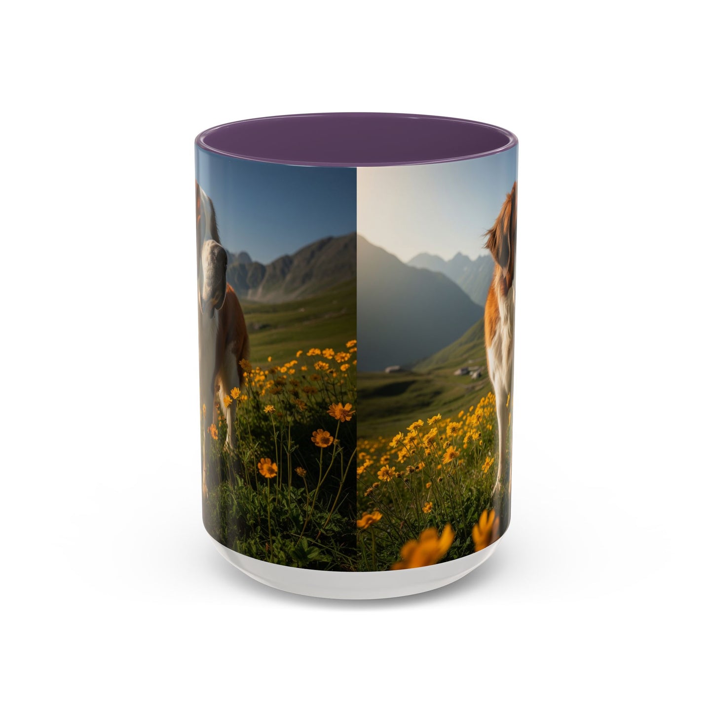 Saint Bernard Accent Coffee Mug - Perfect Gift for Dog Lovers