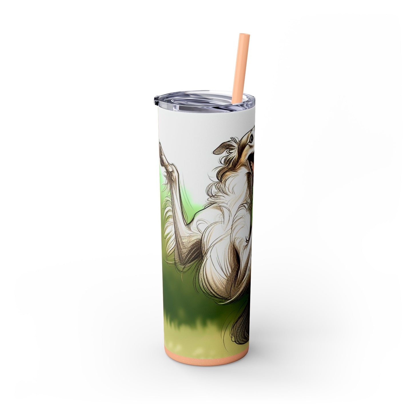 Borzoi Tumbler with Straw, 20oz