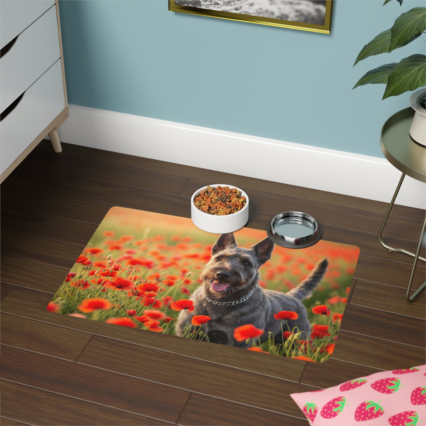 Pet Food Mat (12x18) - Bouvier des Ardennes