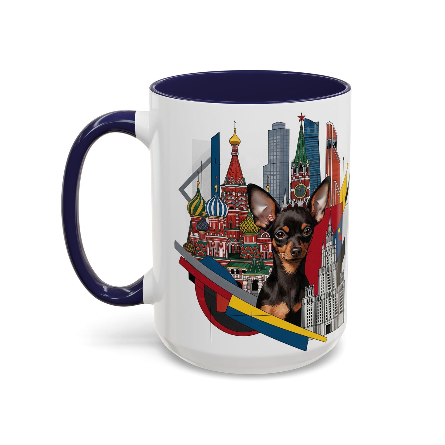 Russian Toy Dog Accent Coffee Mug - Perfect Gift for Dog Lovers