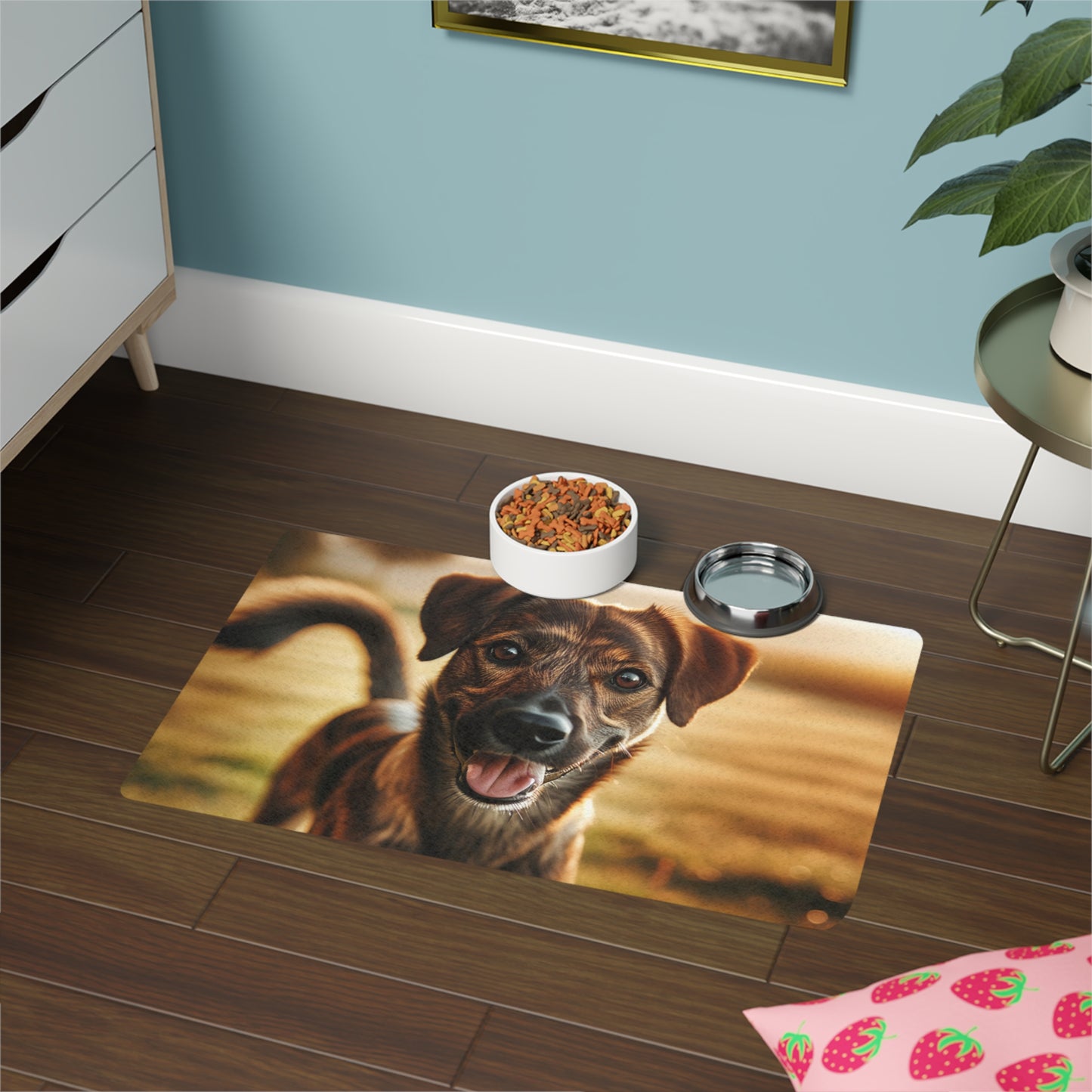 Pet Food Mat (12x18) - Mountain Cur