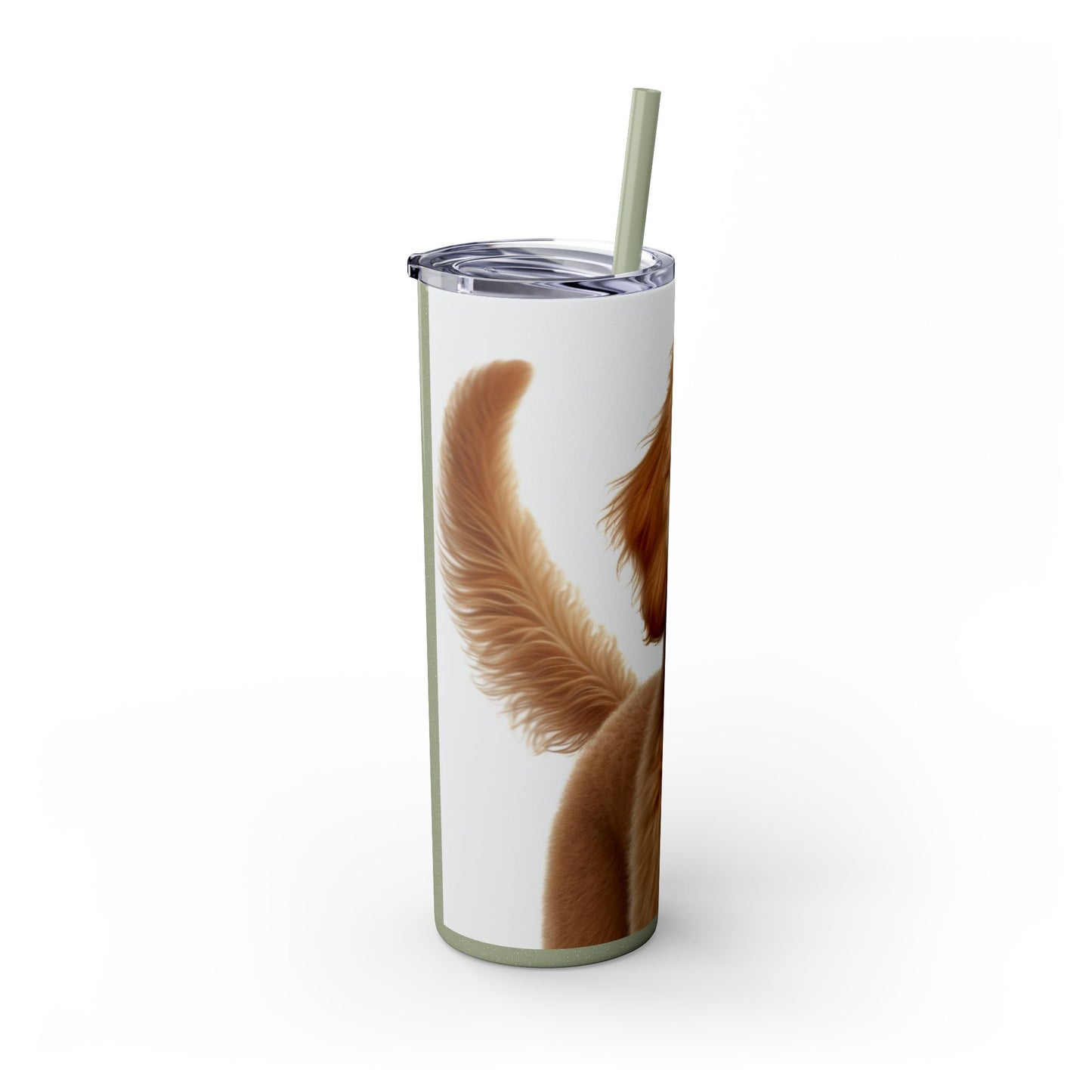 Goldendoodle Tumbler with Straw, 20oz