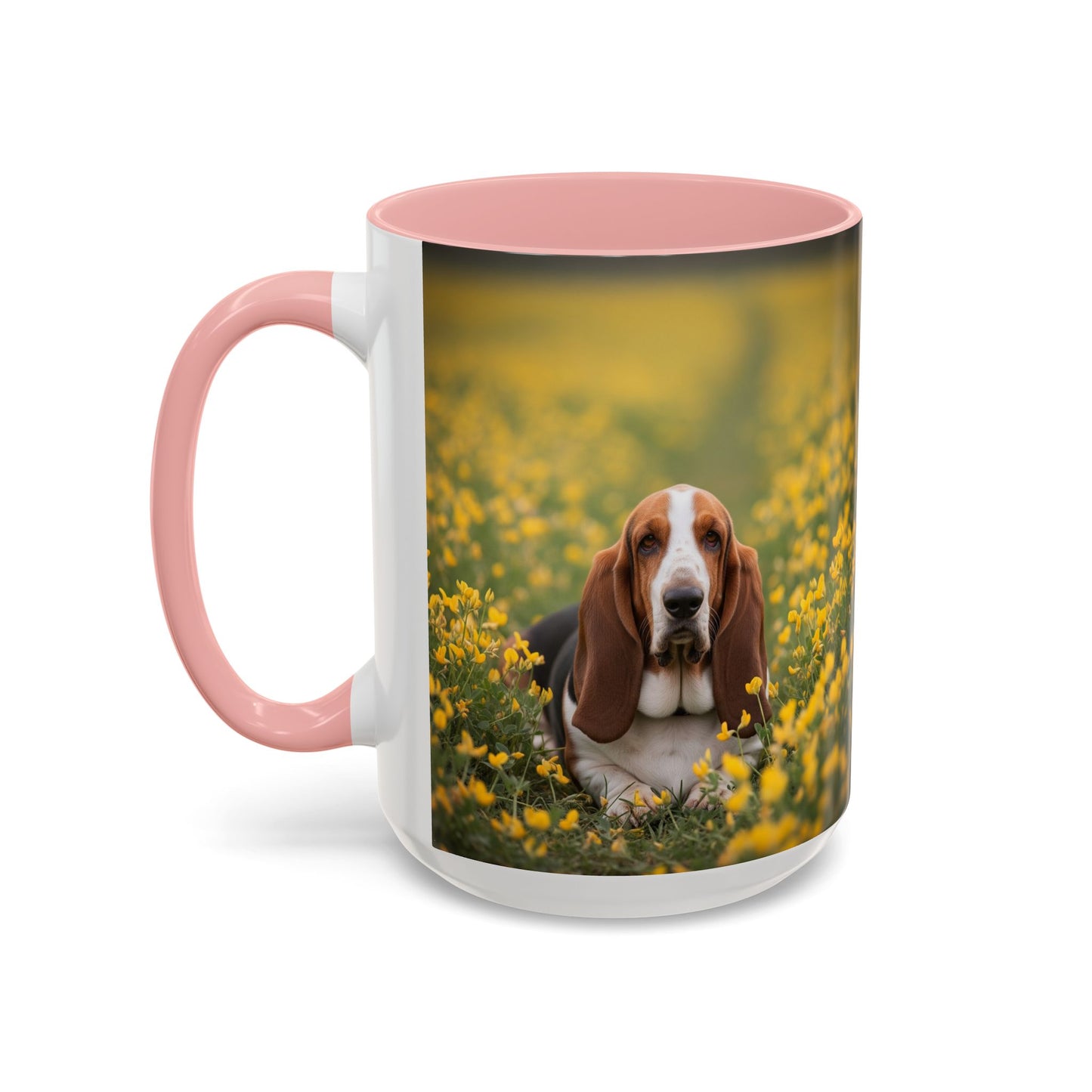 Basset Hound Accent Coffee Mug - Perfect Gift for Dog Lovers