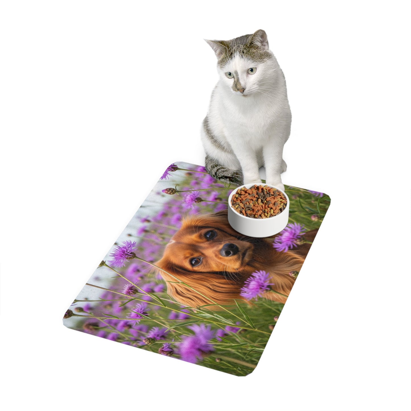Pet Food Mat (12x18) - English Toy Spaniel