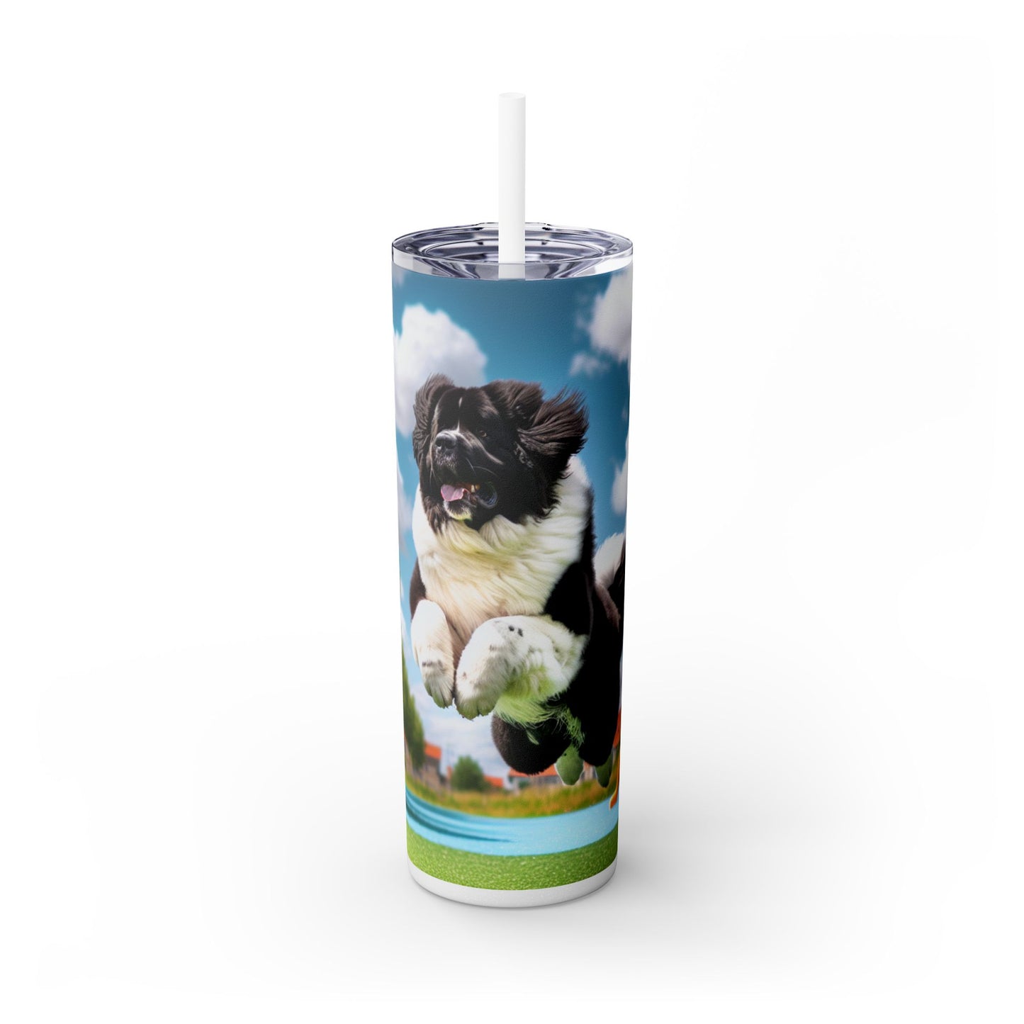 Landseer Tumbler with Straw, 20oz
